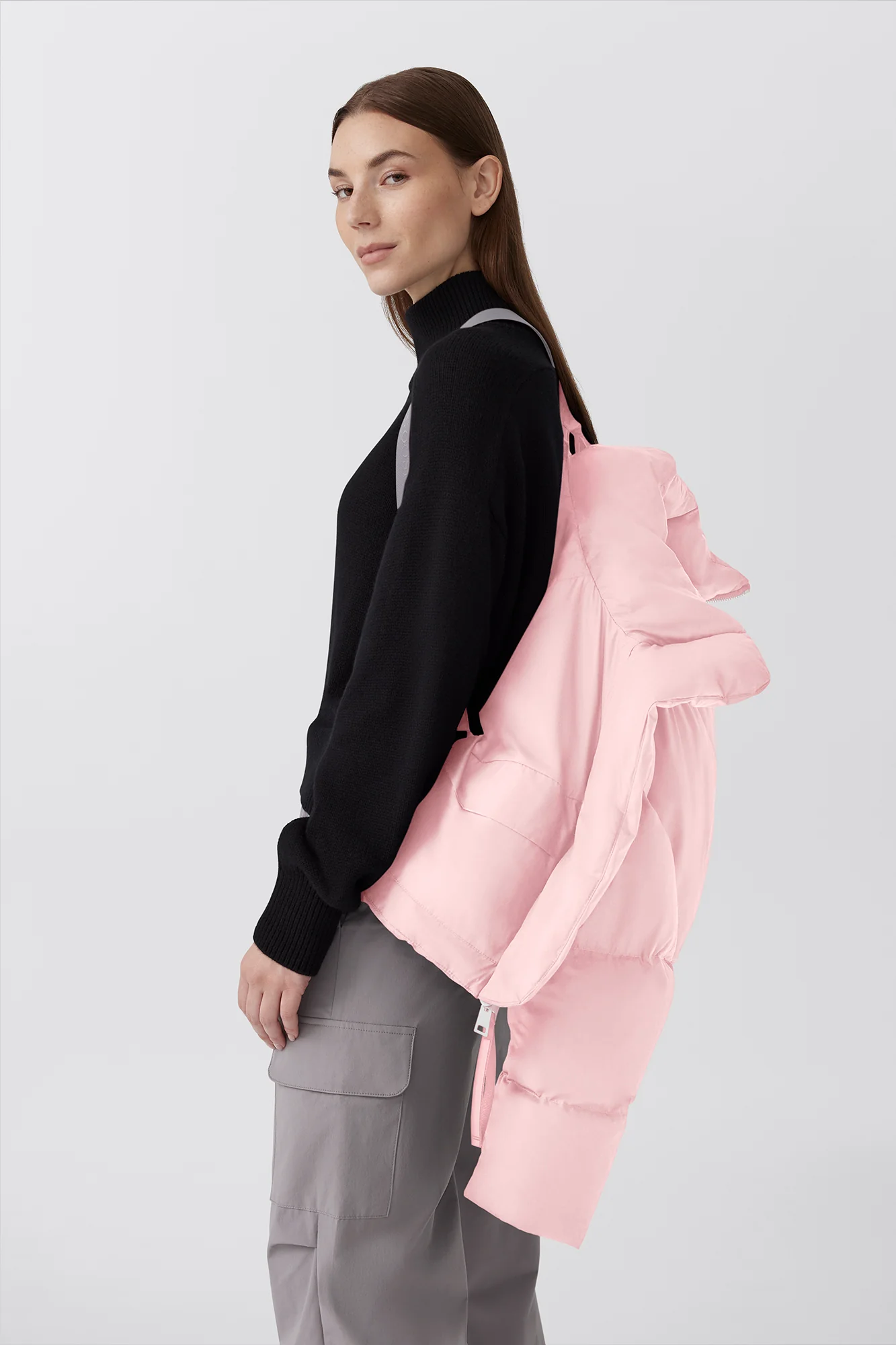 Garnet Cropped Puffer