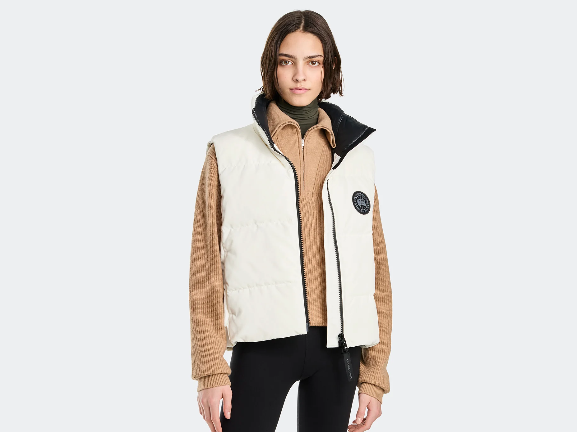 Grandview Cropped Vest Black Label