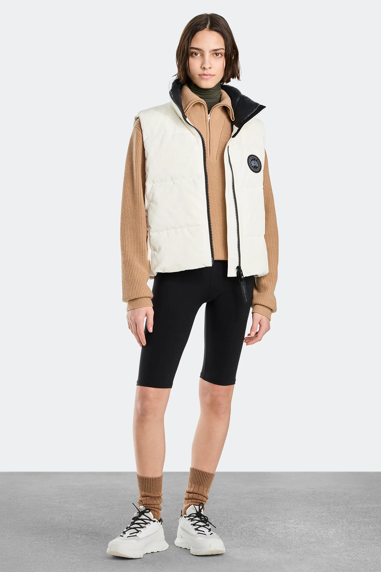 Grandview Cropped Vest Black Label