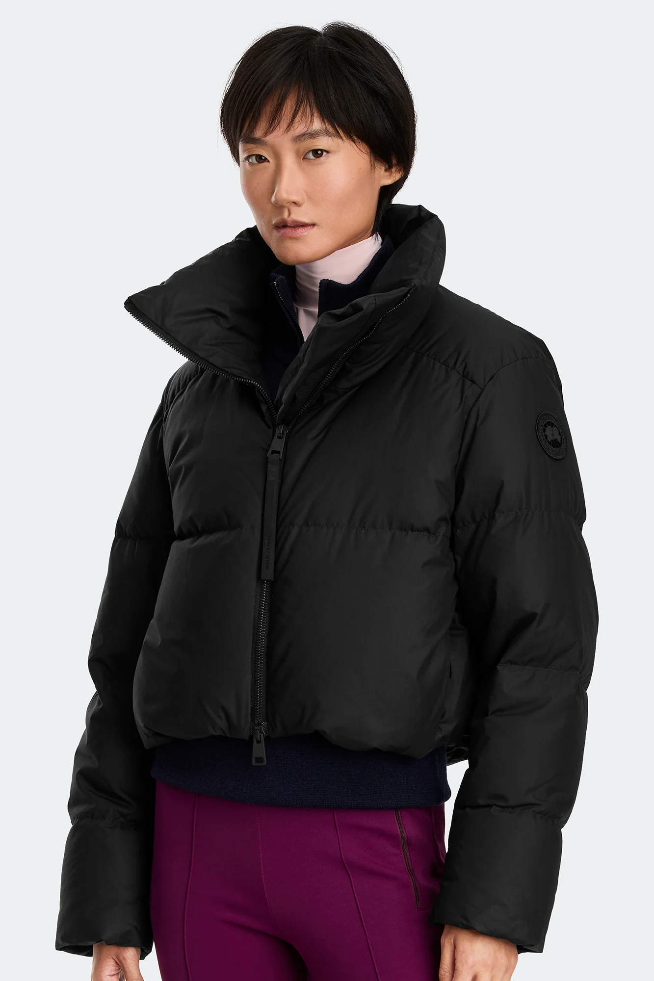 Garnet Cropped Puffer