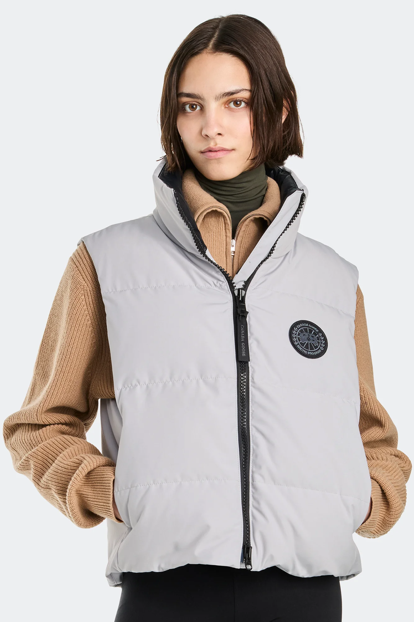 Grandview Cropped Vest Black Label