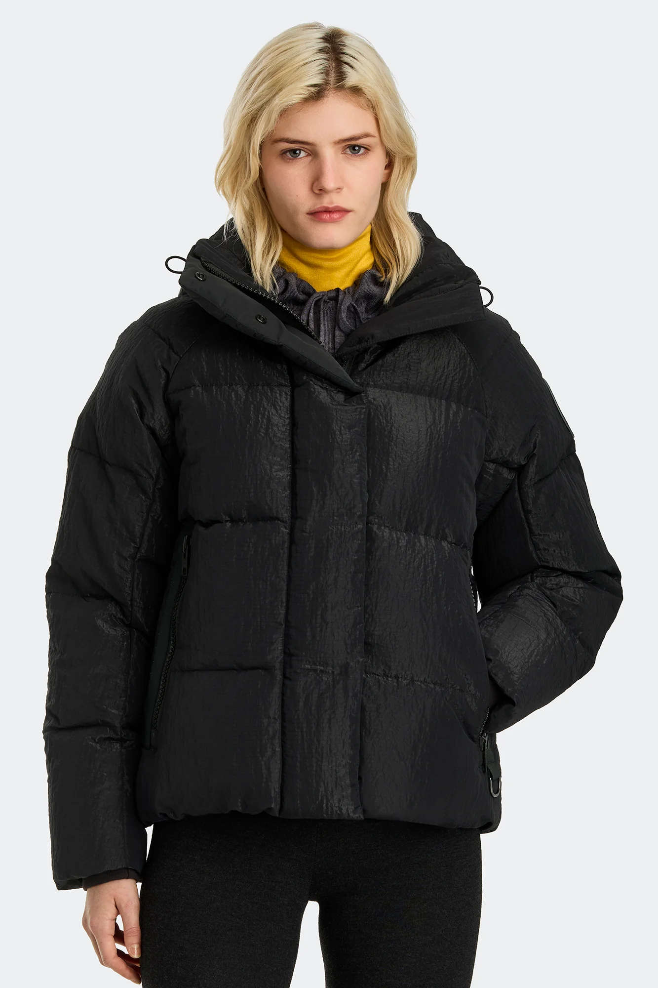 Junction Parka Black Label Shiny Crinkle