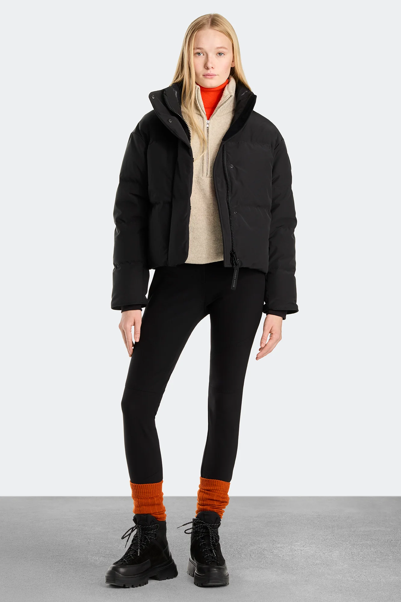 Grandview Cropped Jacket Black Label