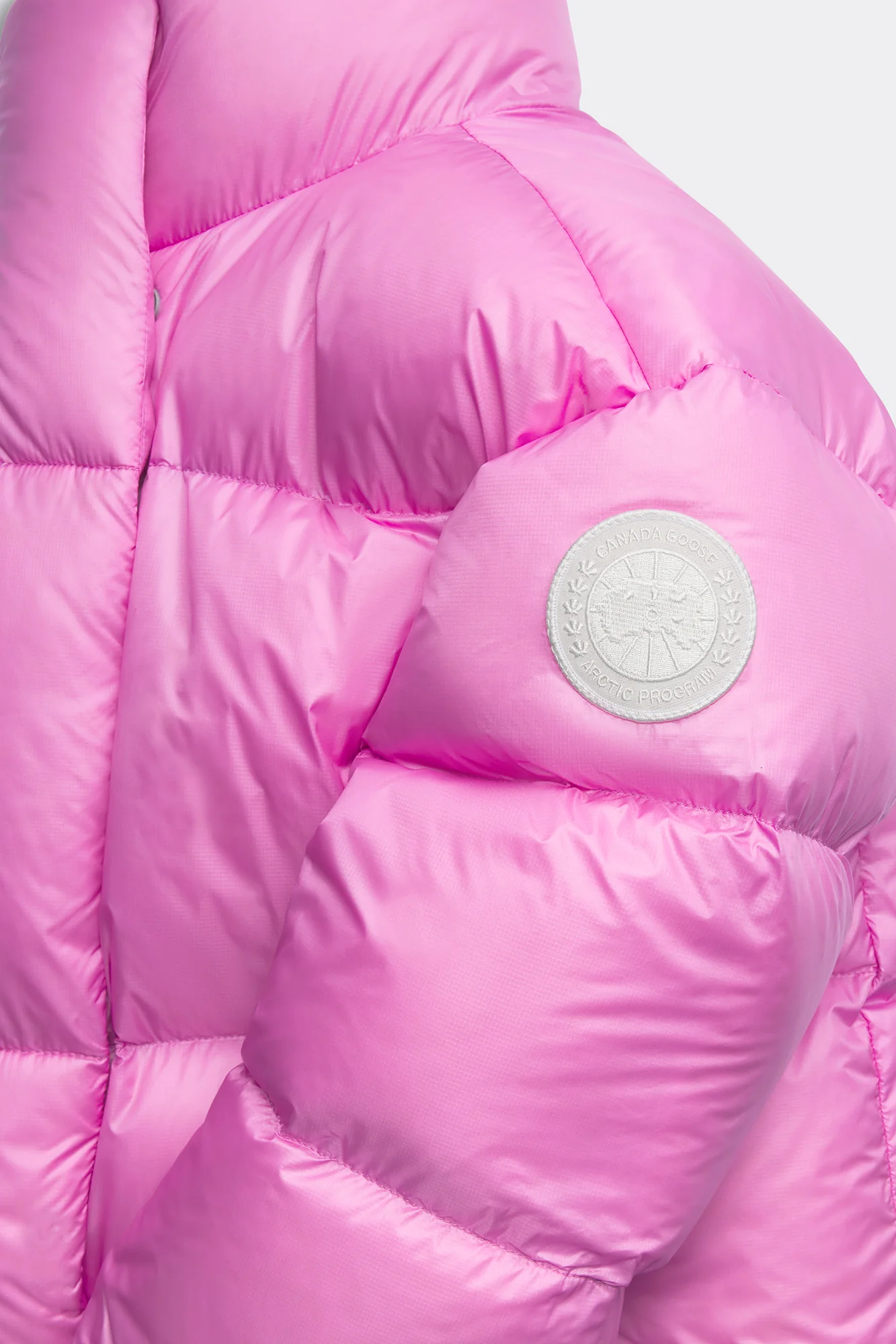 Cypress Cropped Puffer White Label