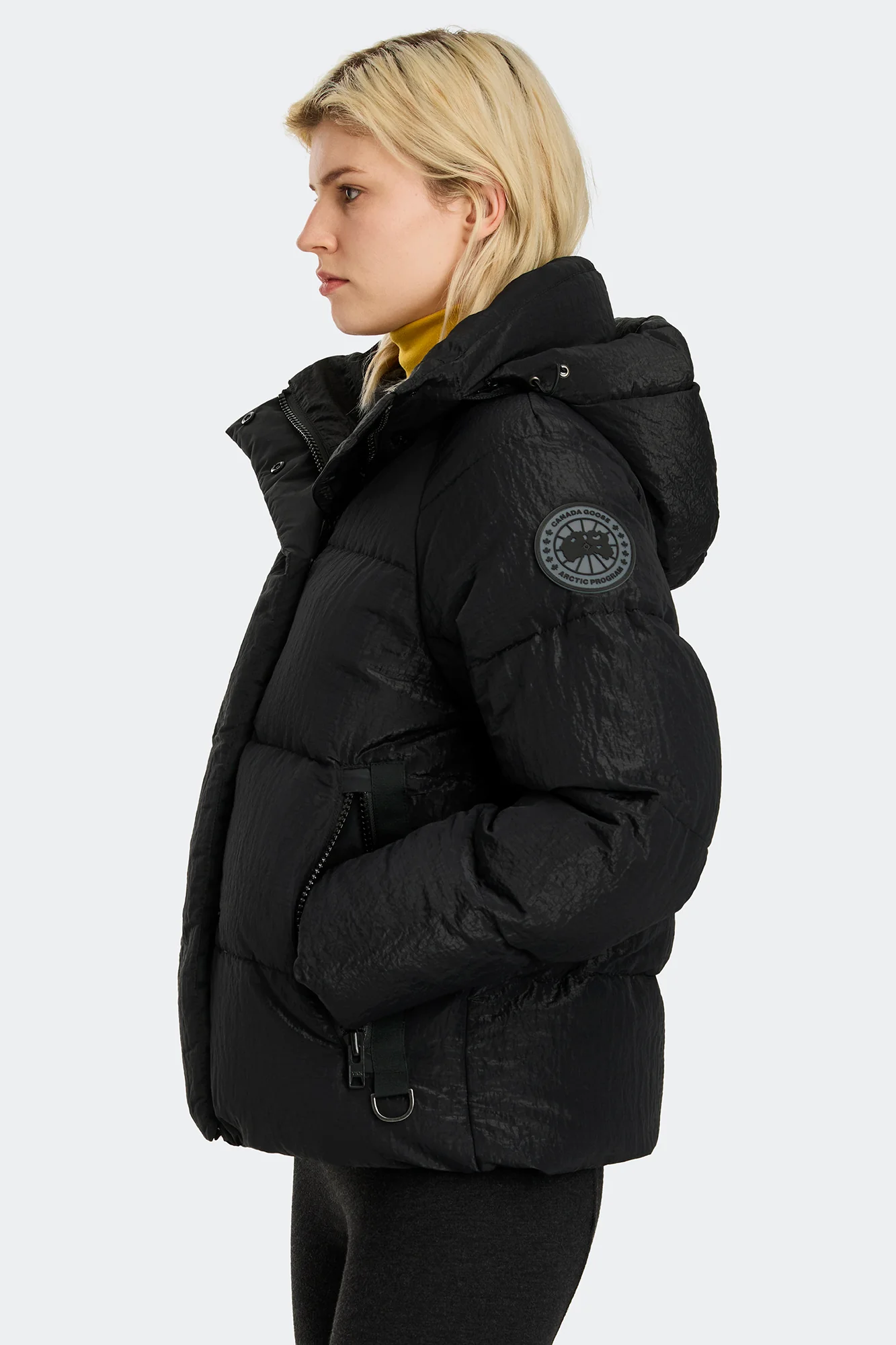 Junction Parka Black Label Shiny Crinkle