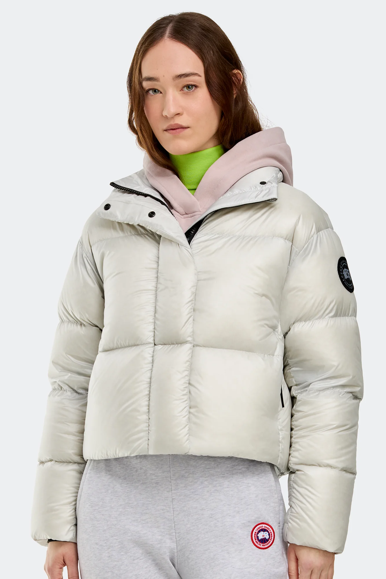 Cypress Cropped Puffer Black Label