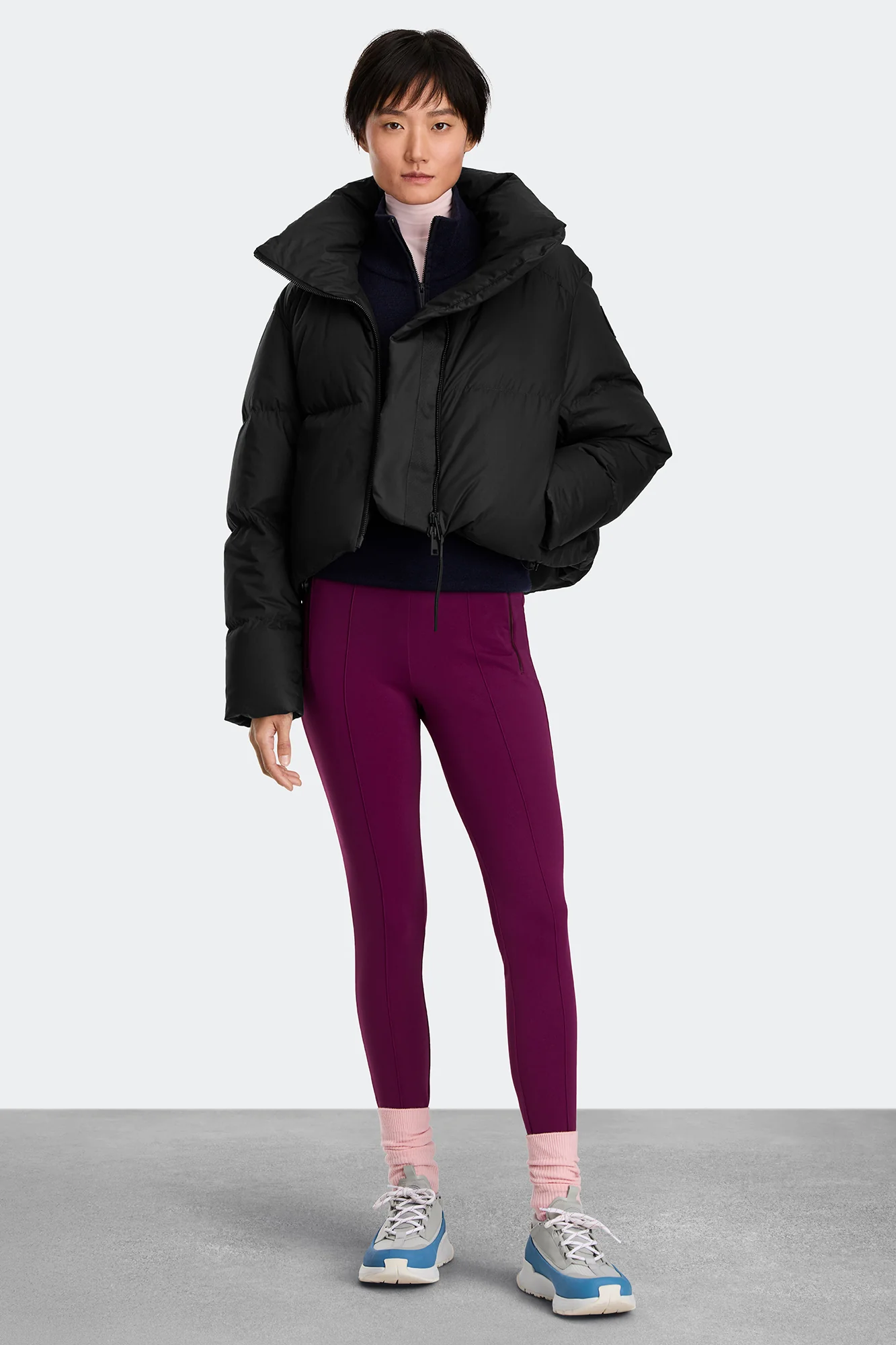 Garnet Cropped Puffer