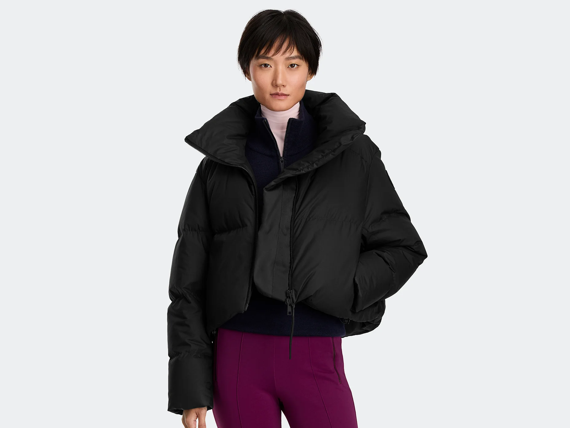 Garnet Cropped Puffer