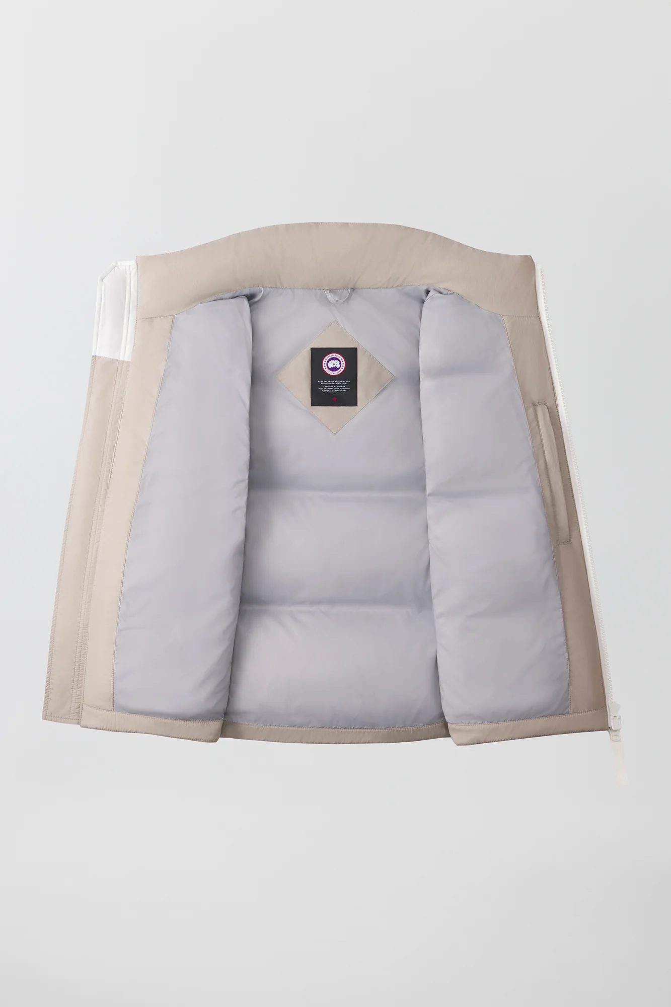 Lawrence Puffer Vest White Disc