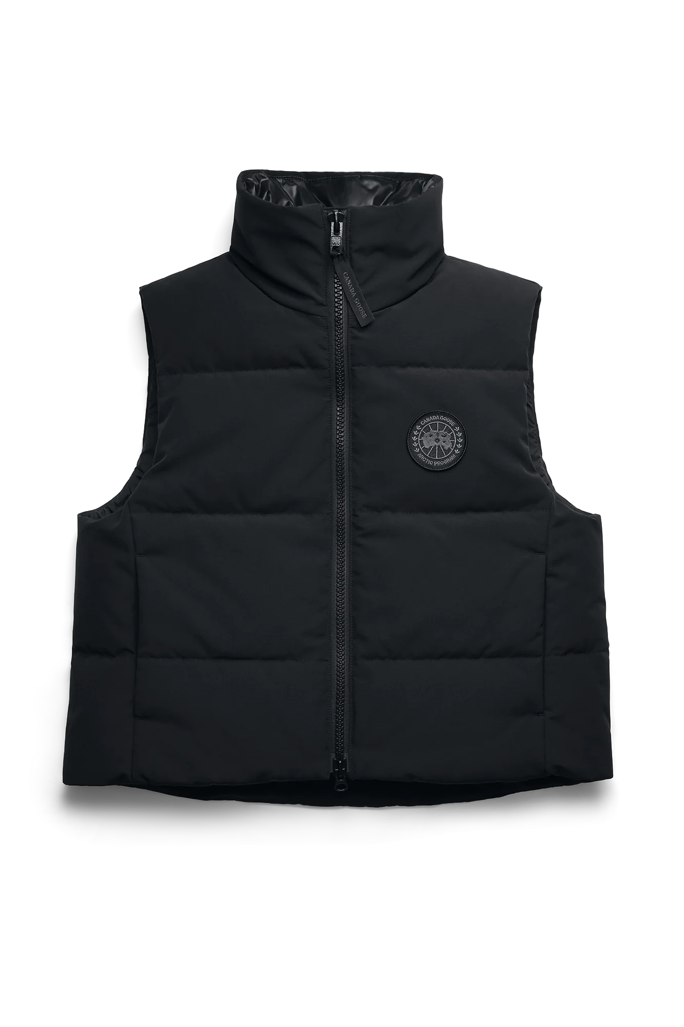 Grandview Cropped Vest Black Label