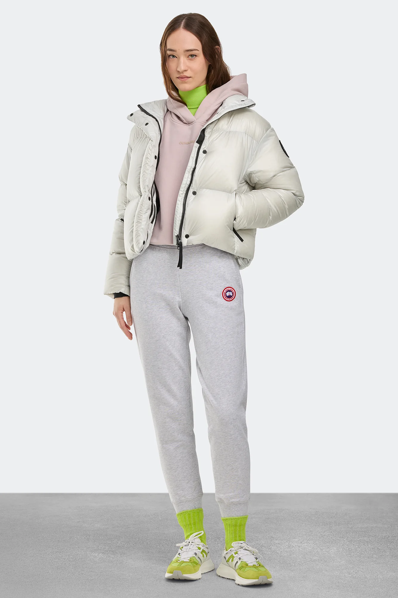 Cypress Cropped Puffer Black Label