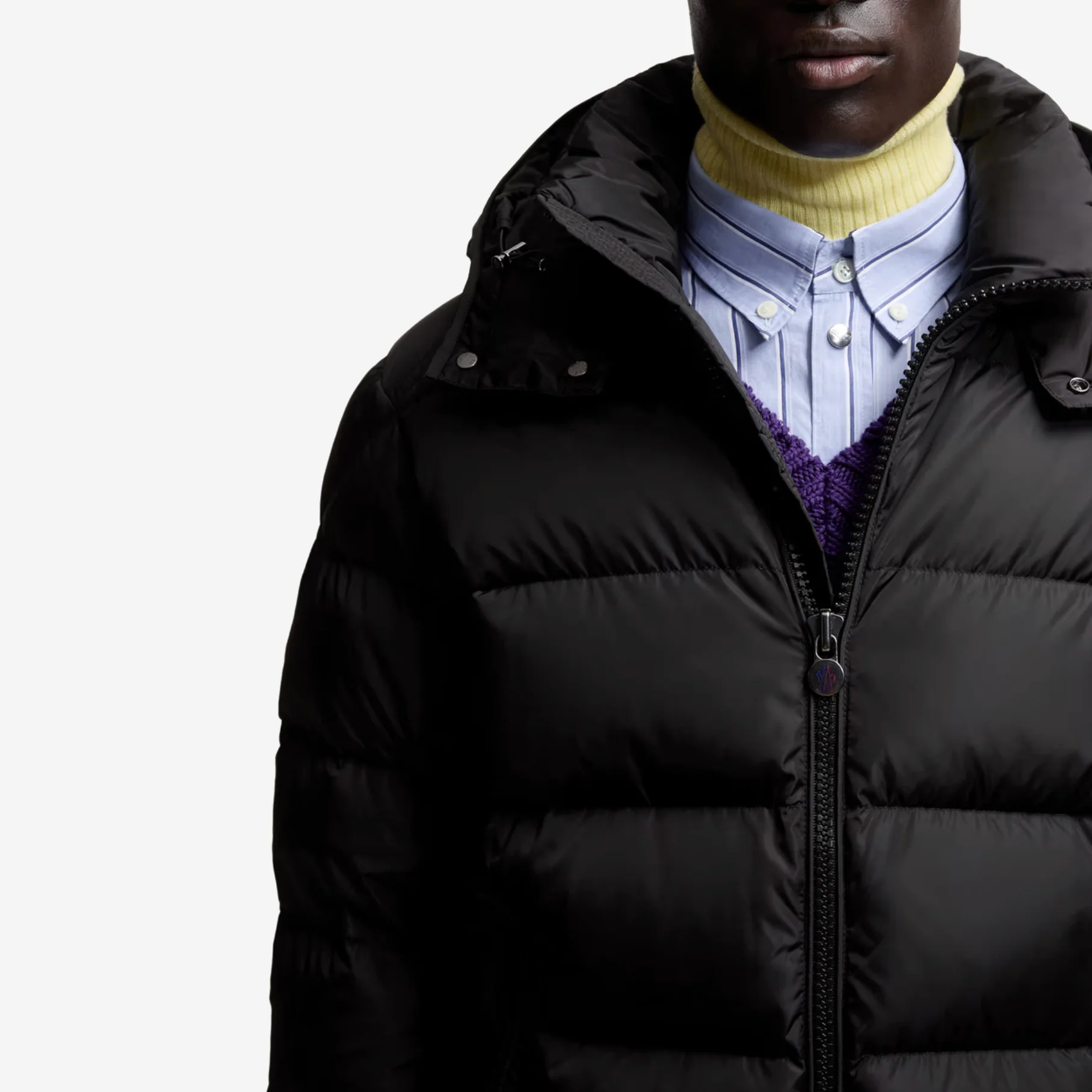 Moncler Maya Hooded Short Down Jacket