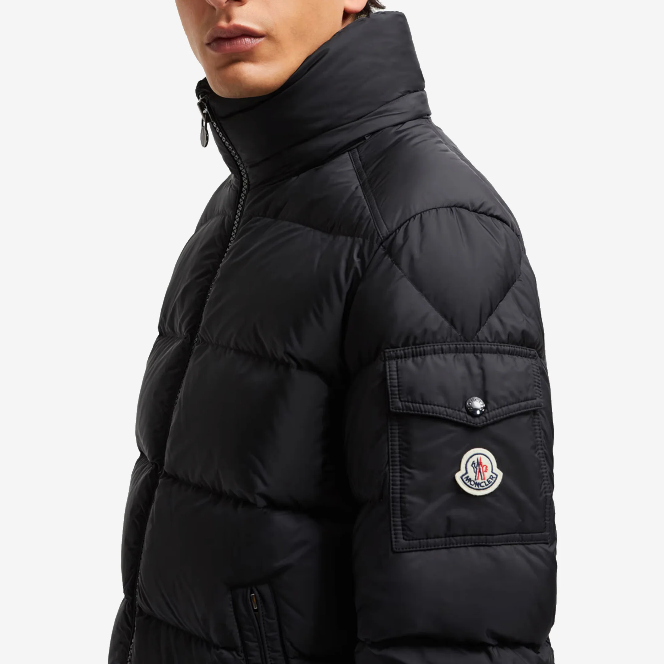 Moncler Mayaf Hooded Short Down Fur Jacket