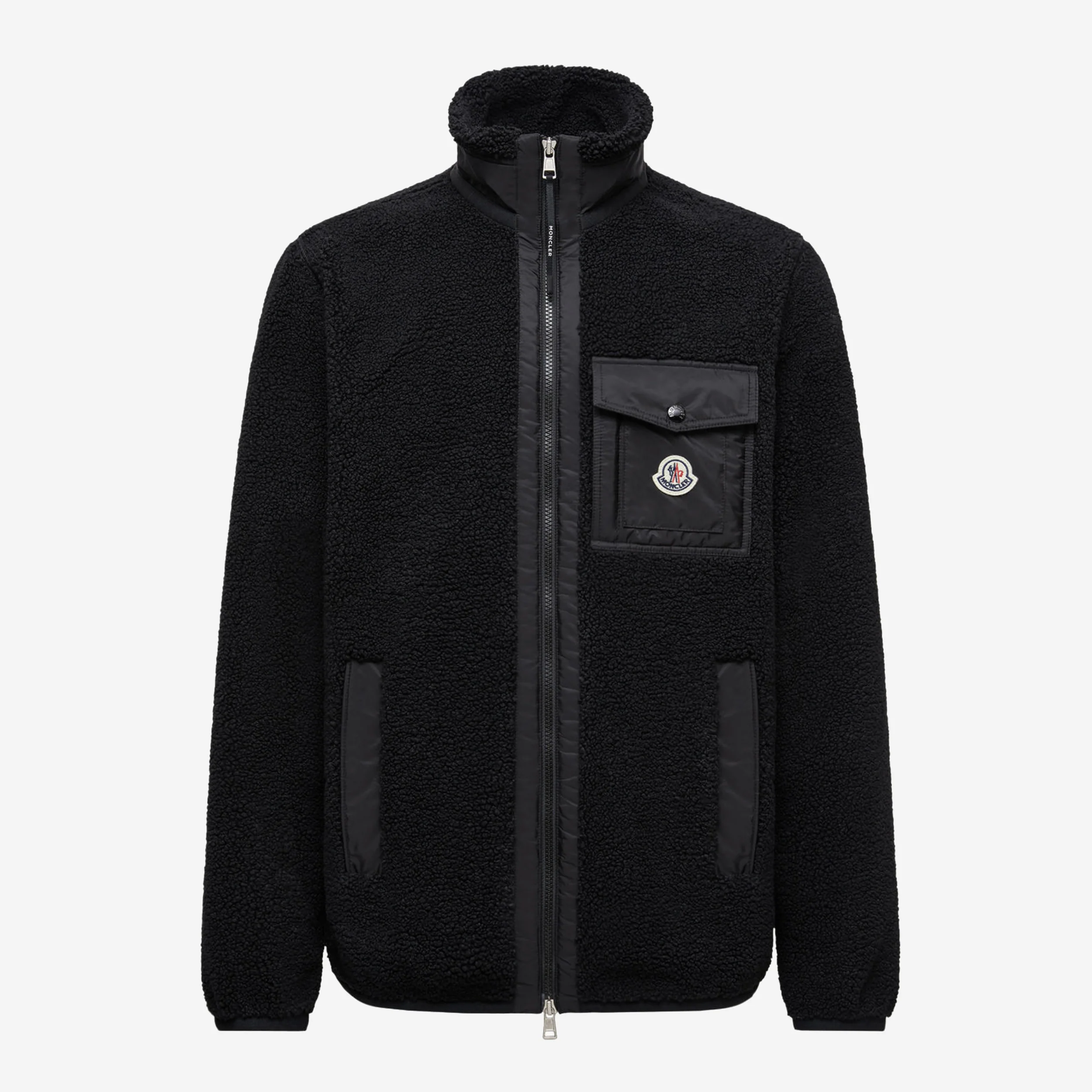 Moncler Teddy Zip-Up Pocket Jacket