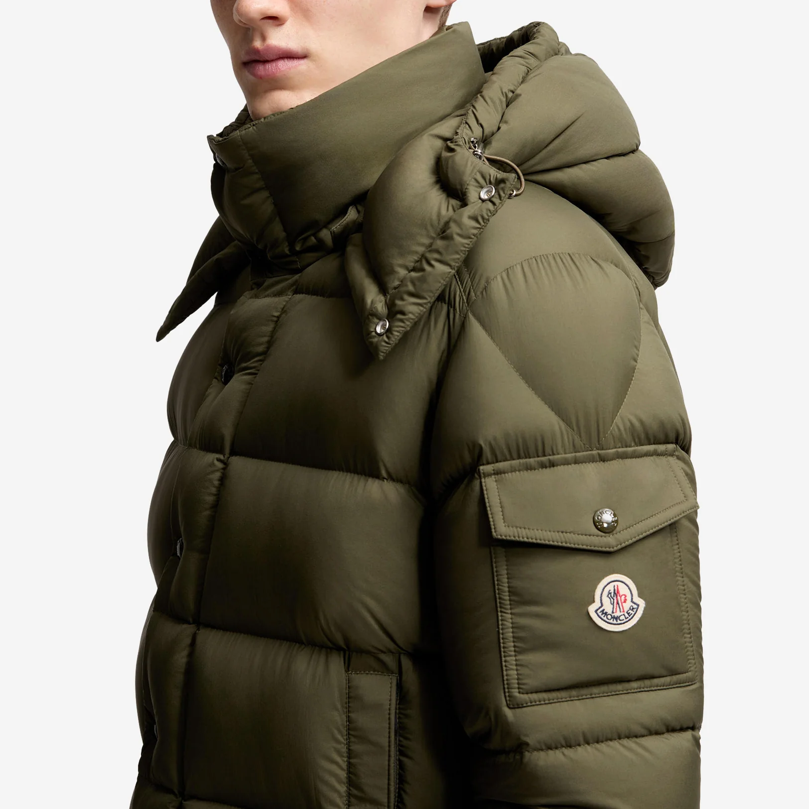 Moncler Maya 70 Hooded Short Down Jacket