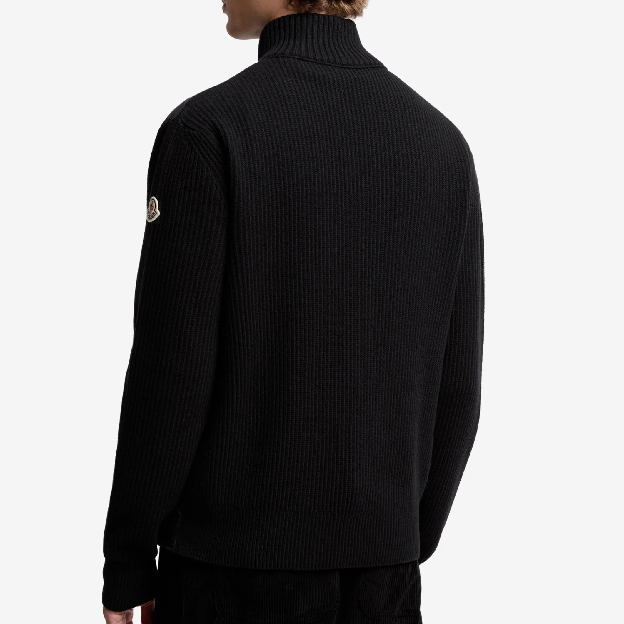 Moncler Padded Wool & Cashmere Zip-Up Cardigan