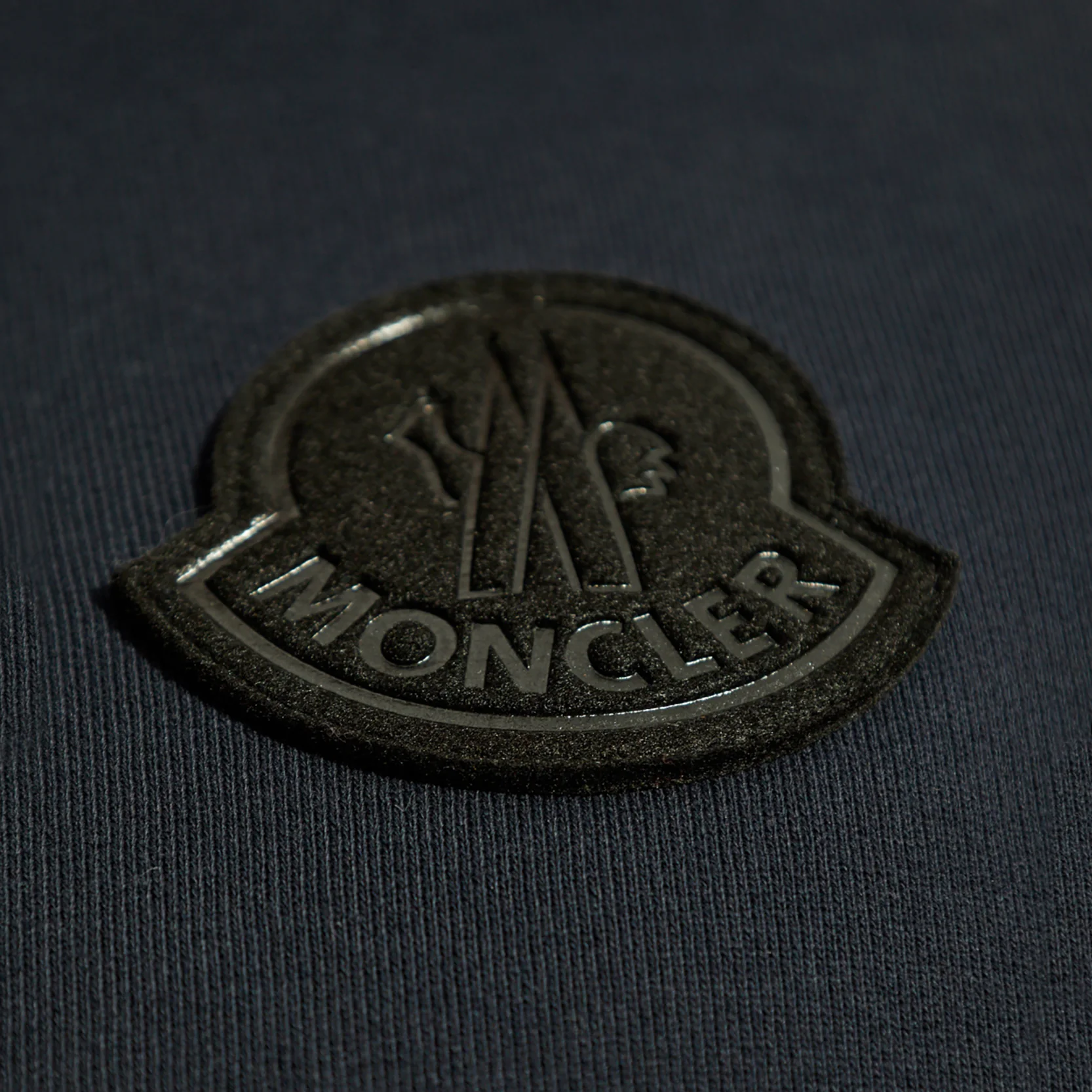 Moncler Logo Badge Zip Up Hoodie