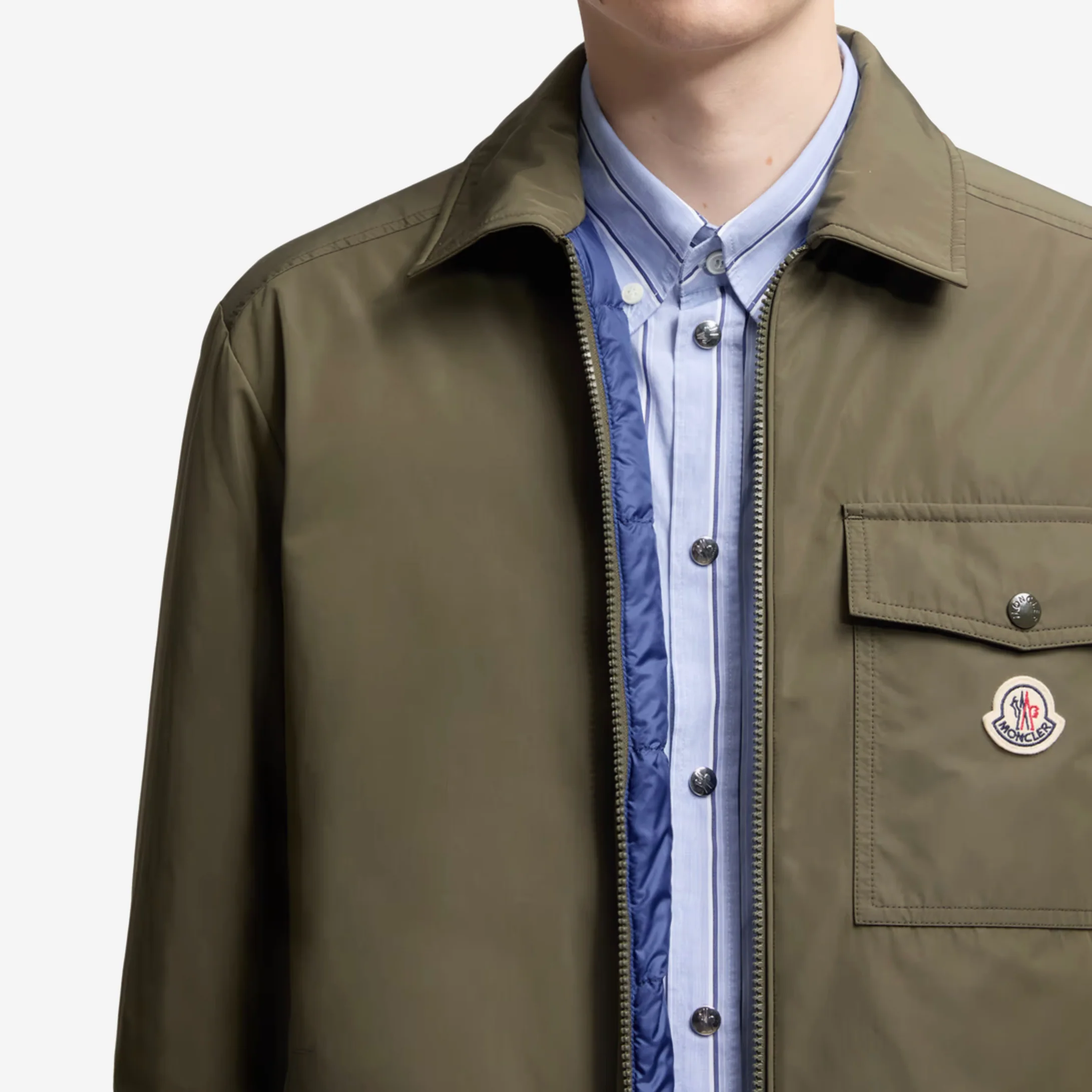 Moncler Vigeon Down Shirt Jacket