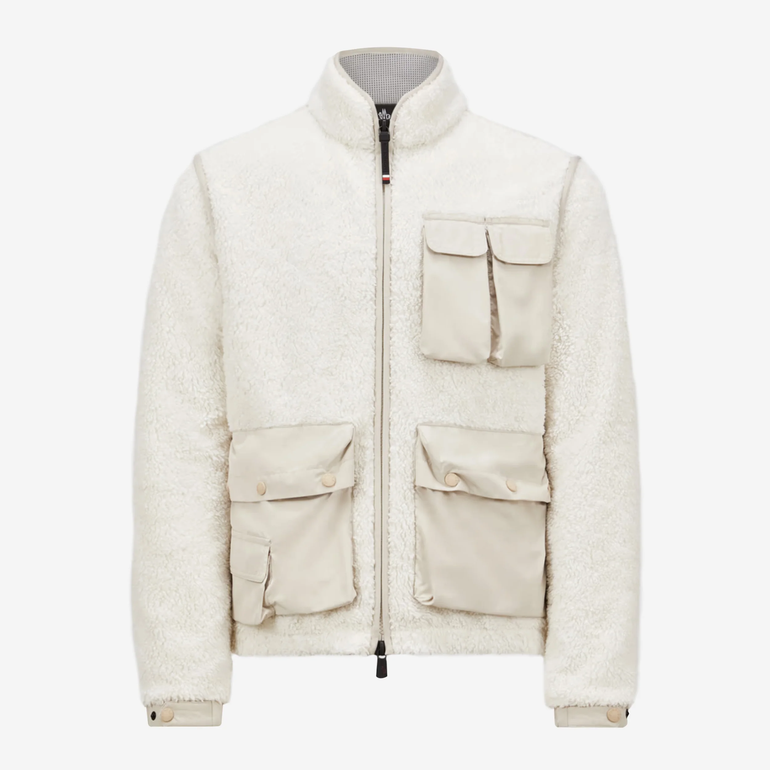 Moncler Grenoble Padded Teddy Zip-Up Jacket