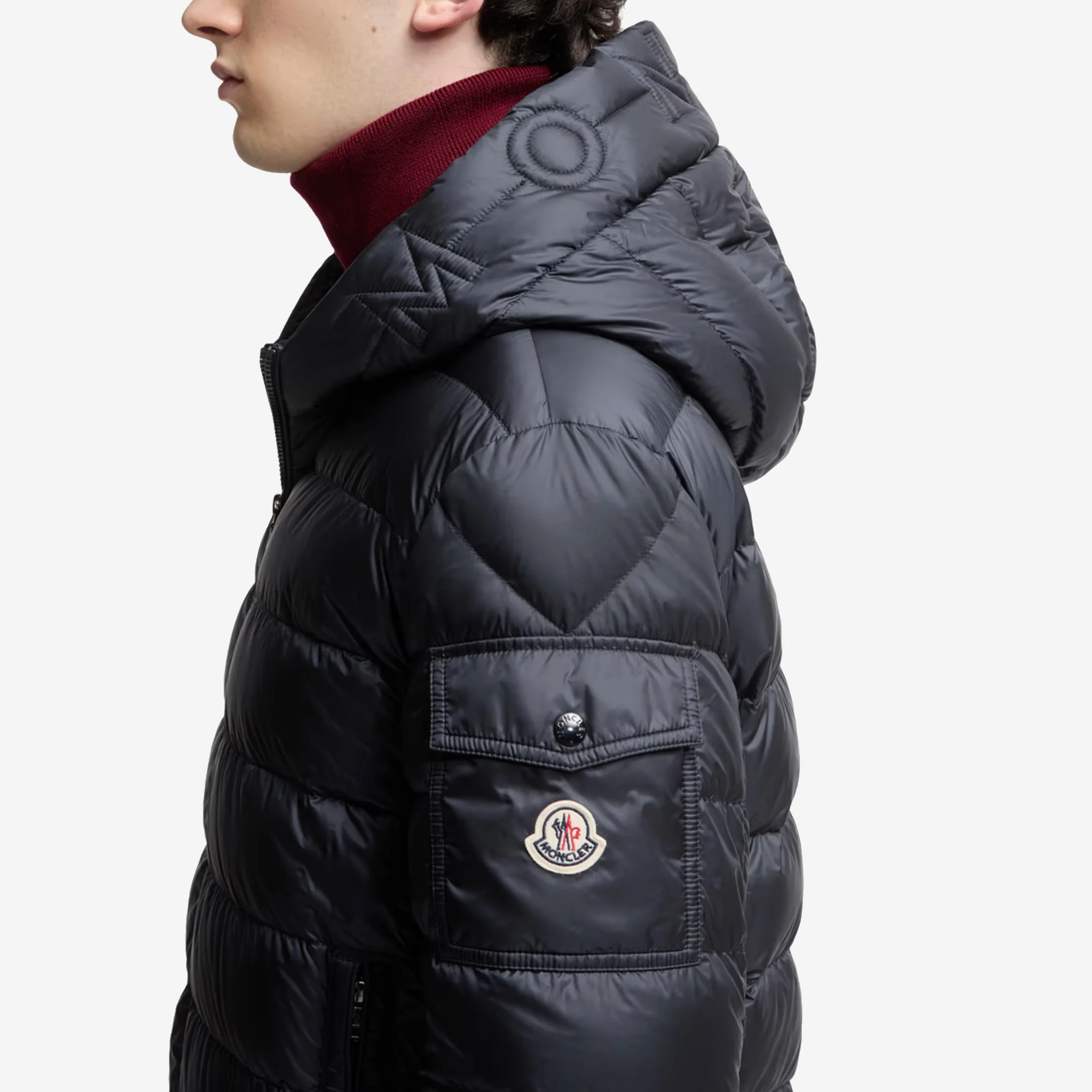 Moncler Najan Hooded Short Down Jacket