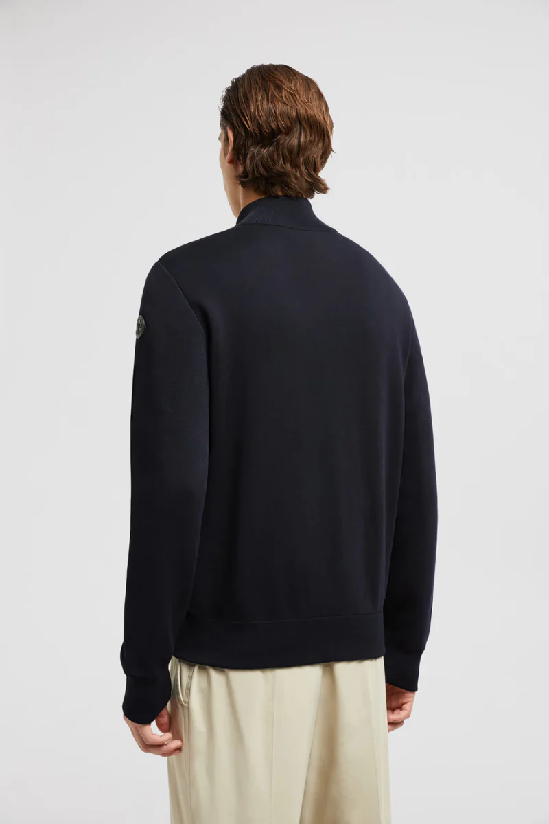 Padded Zip-Up Cardigan