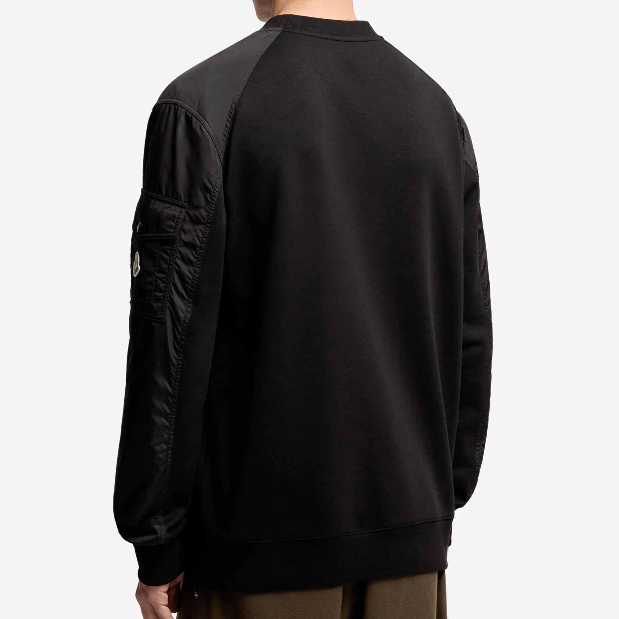 Moncler Cotton Blend Nylon Pocket Sweatshirt