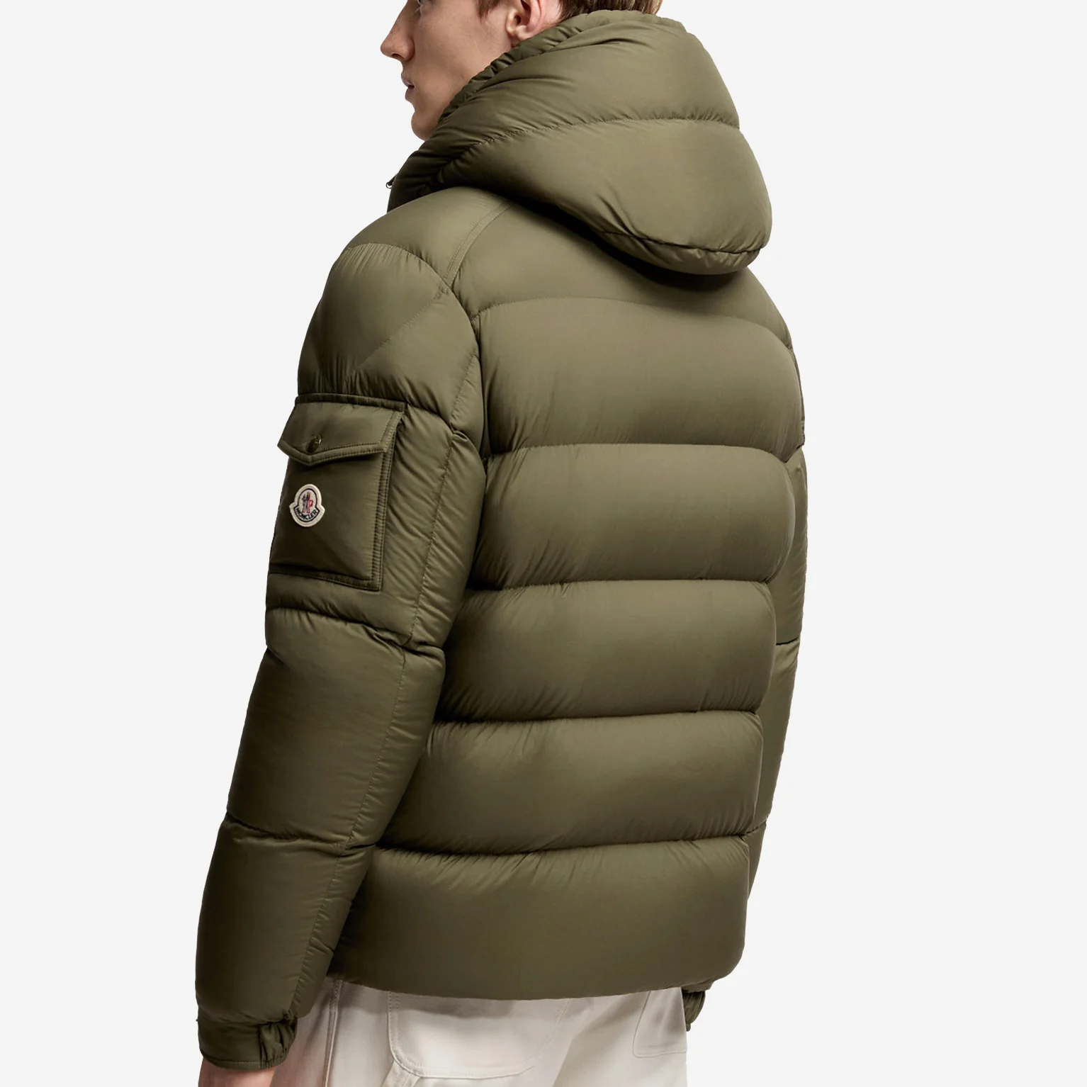 Moncler Maya 70 Hooded Short Down Jacket
