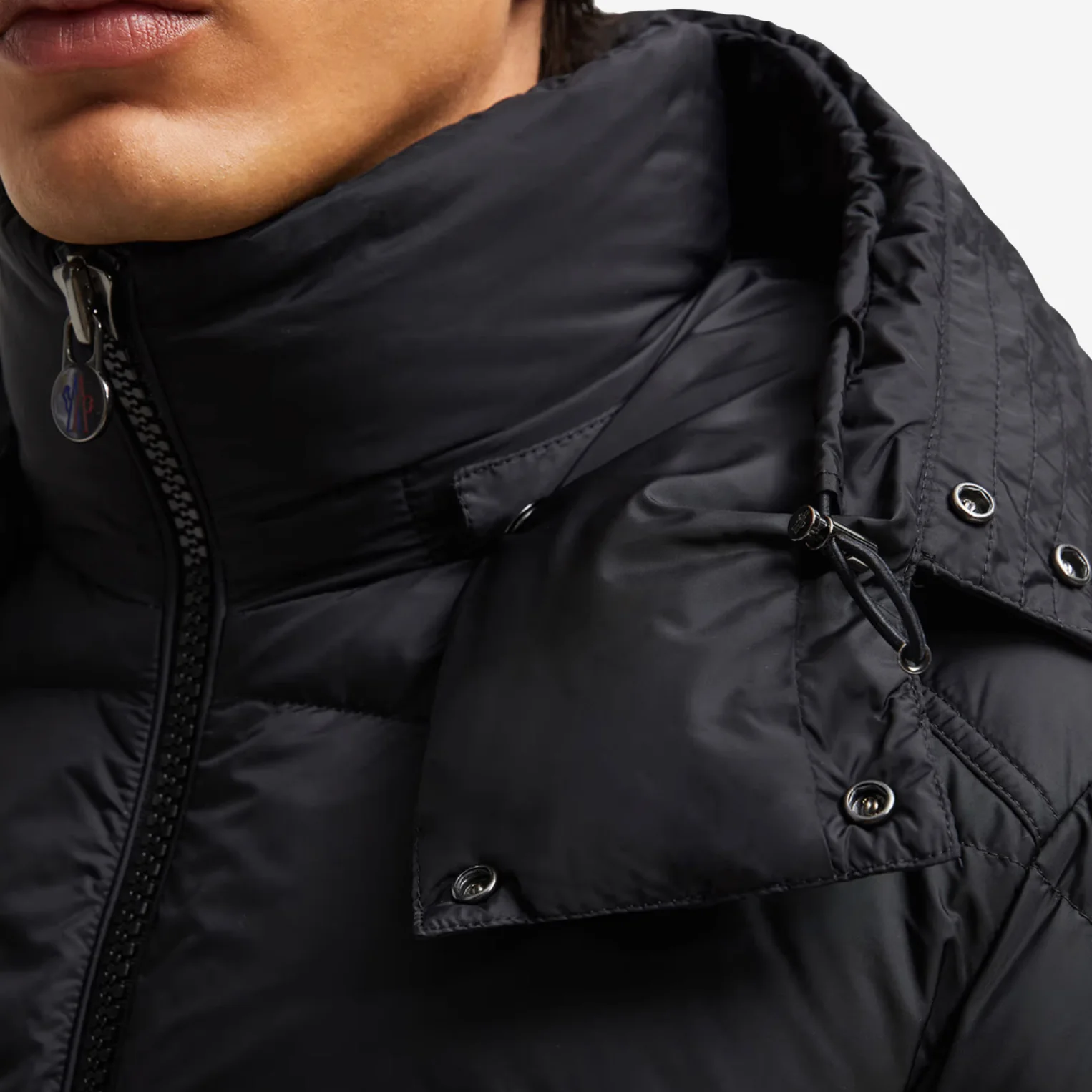 Moncler Mayaf Hooded Short Down Fur Jacket