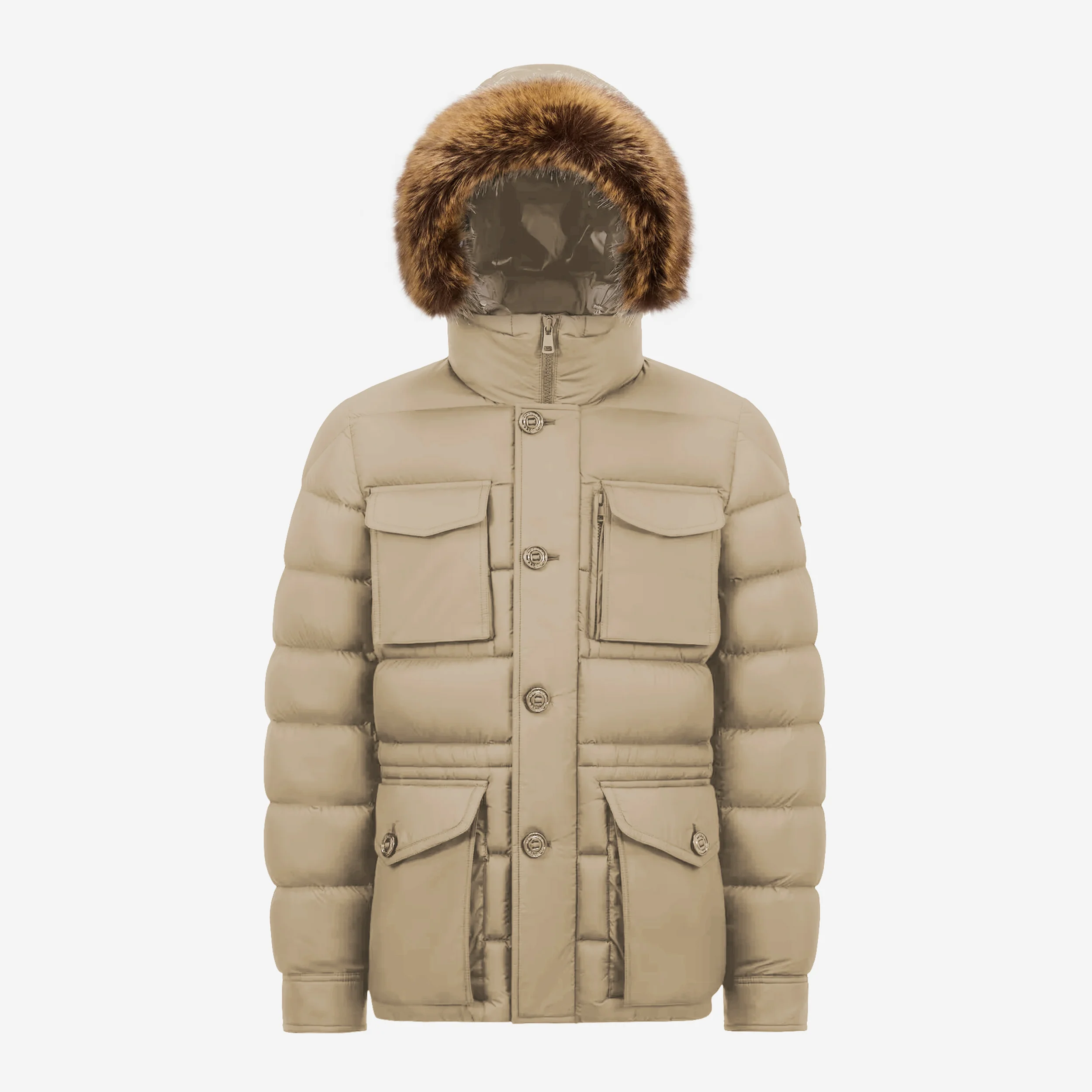 Moncler Chevreuse Fur Nylon Field Jacket