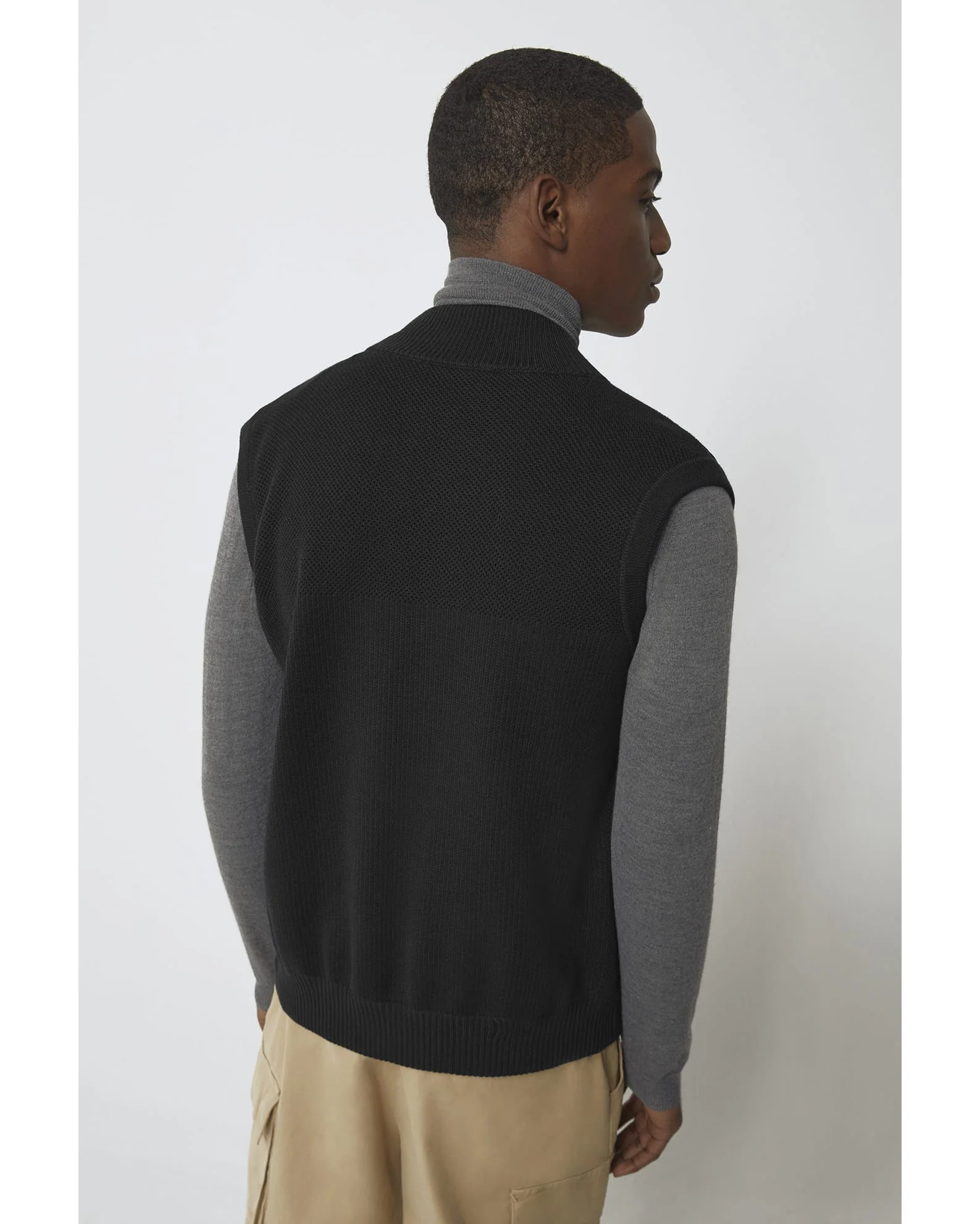 Hybridge Knit Vest