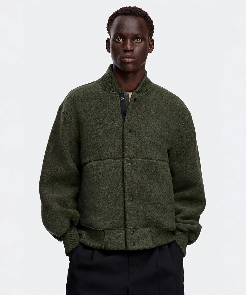 Hudson Fleece Bomber Black Label