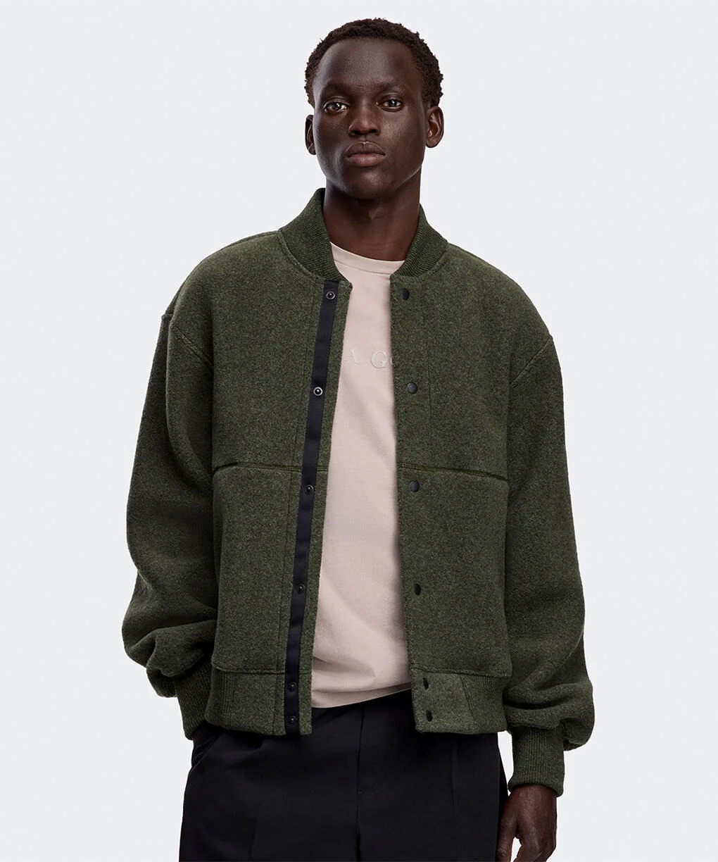 Hudson Fleece Bomber Black Label