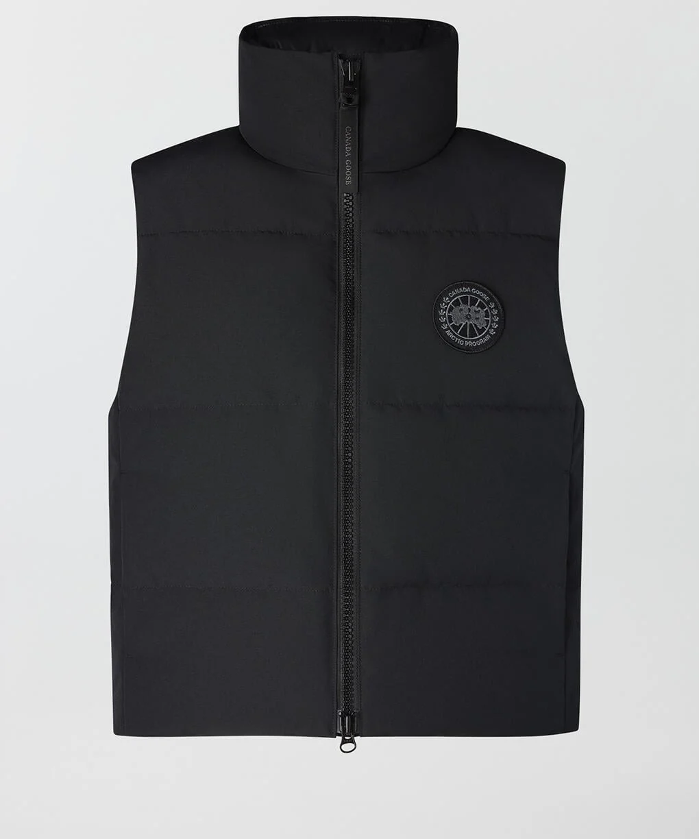Grandview Cropped Vest - Black Label