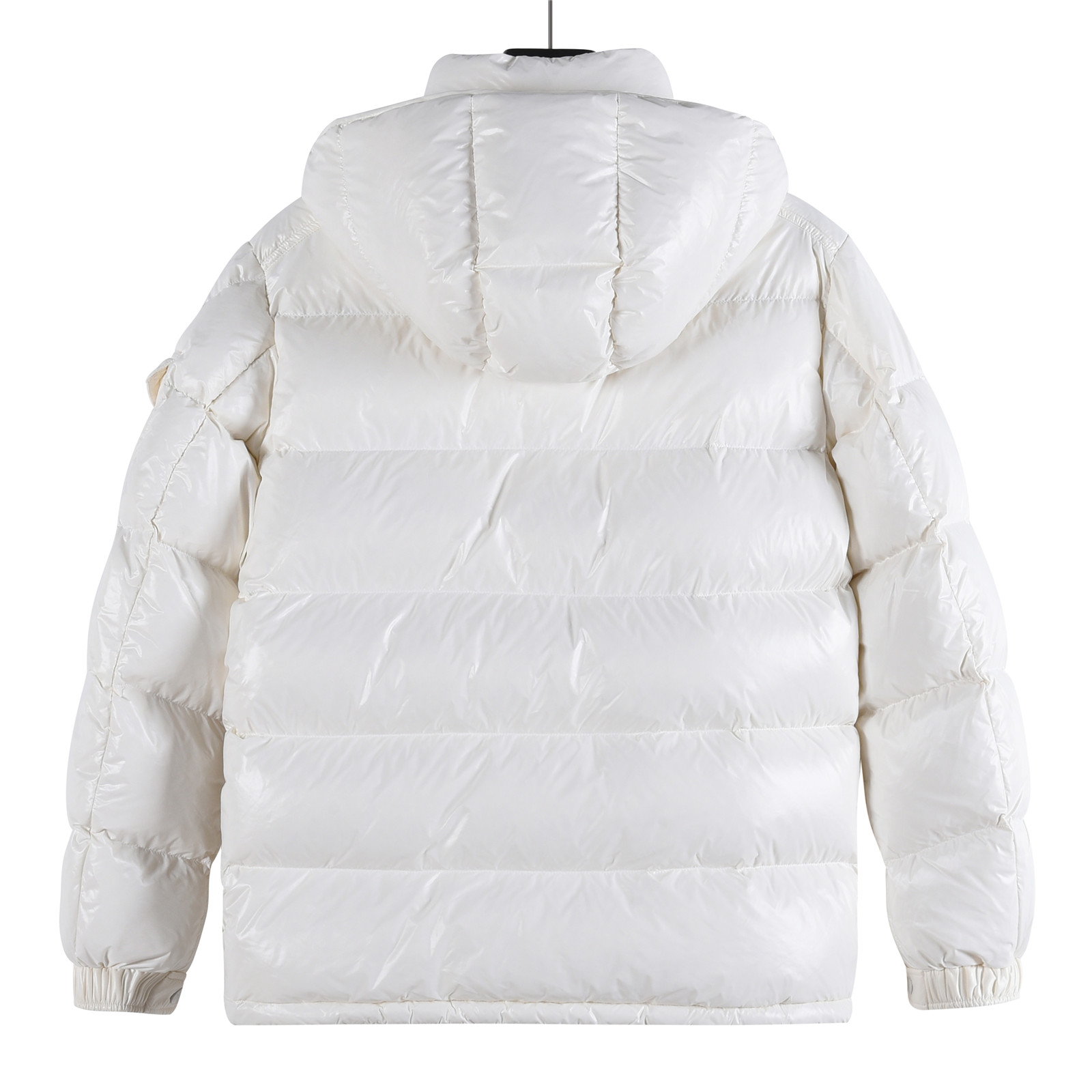 Moncler Maya Hooded Short Down Jacket Women‘s White