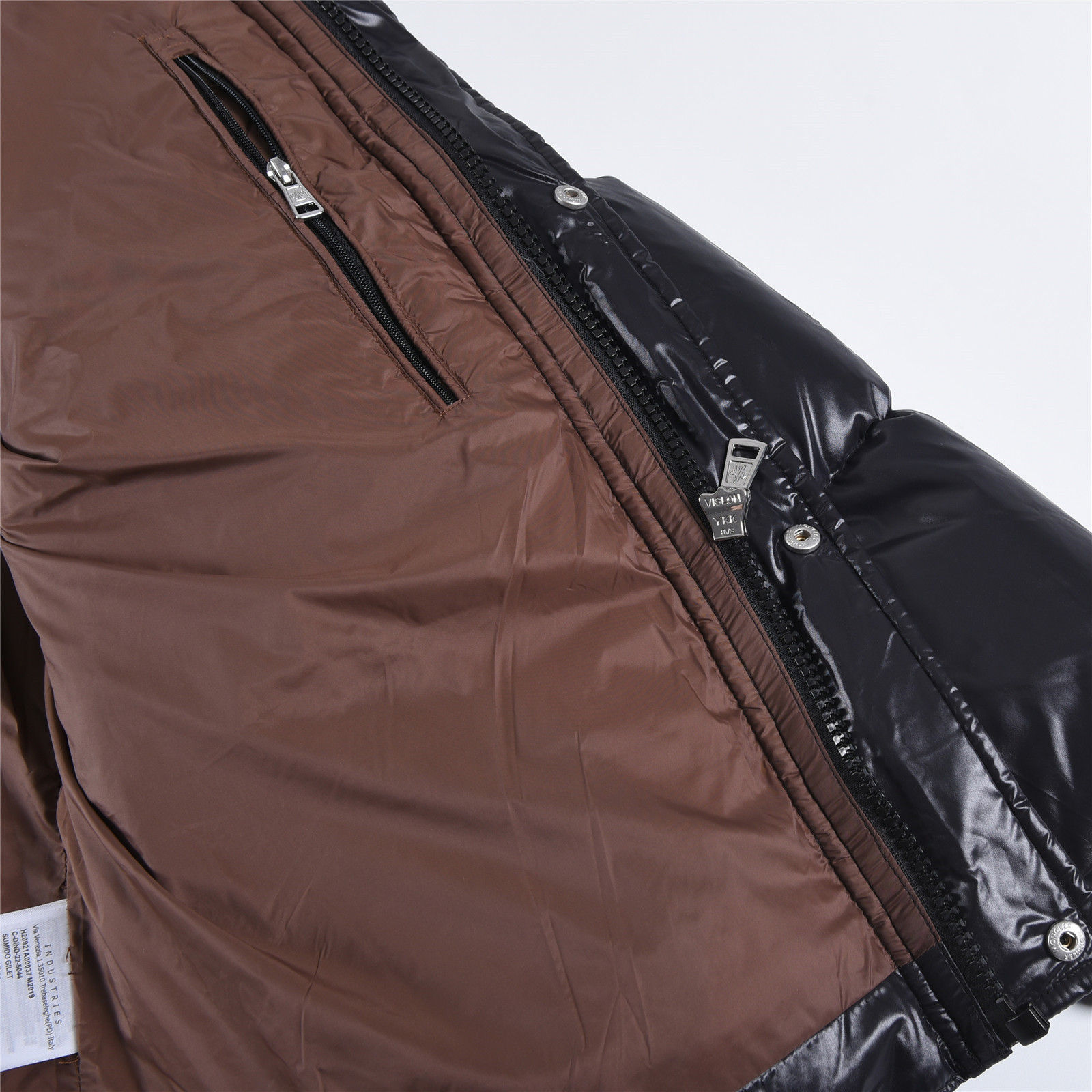 Parana new autumn/winter hooded puffer jacket with large logo, upgraded down jacket, unisex, black.