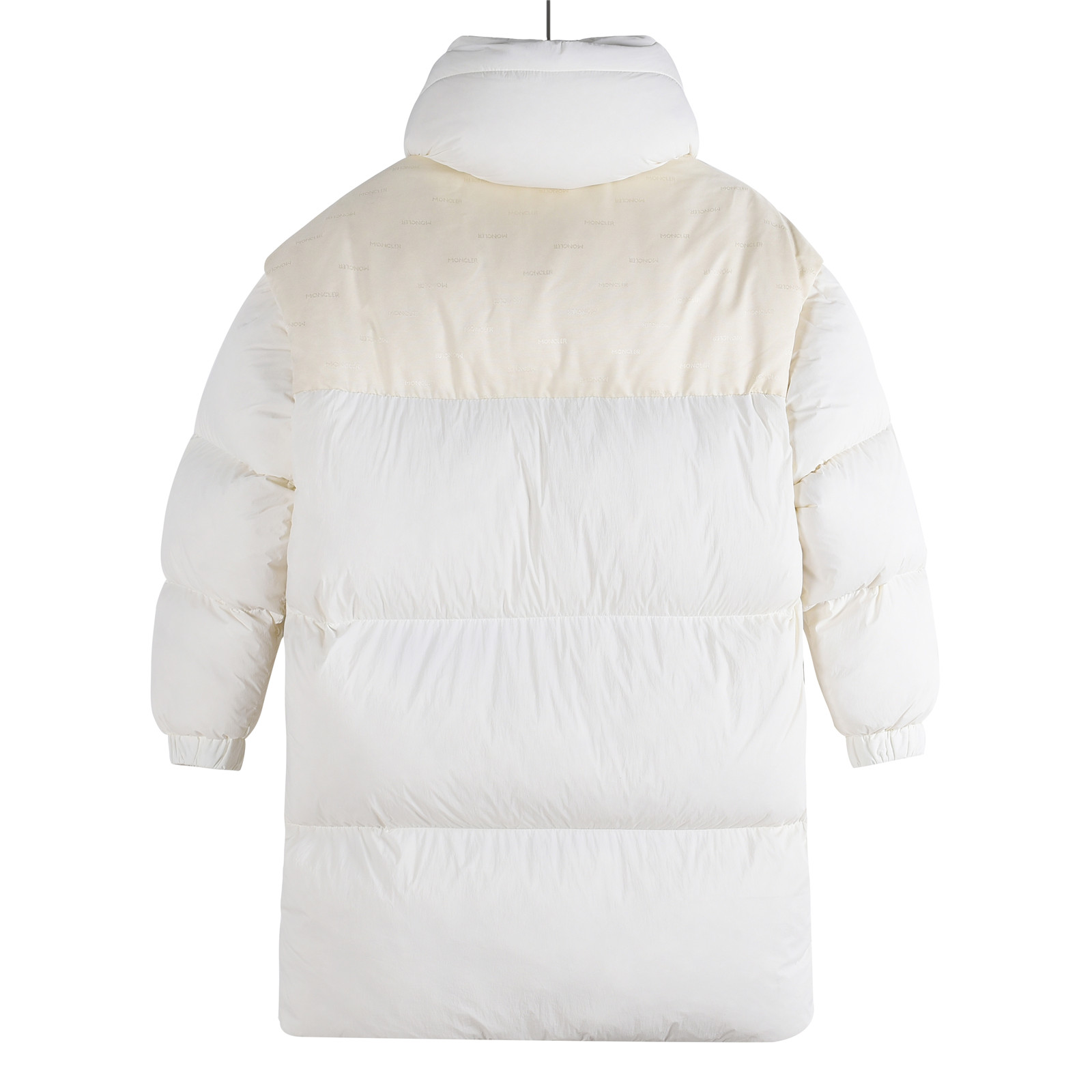 Mongkelai 2025 Verone Autumn/Winter New Arrival – Limited Edition Collaboration, Reversible Long Coat, White Colorblock