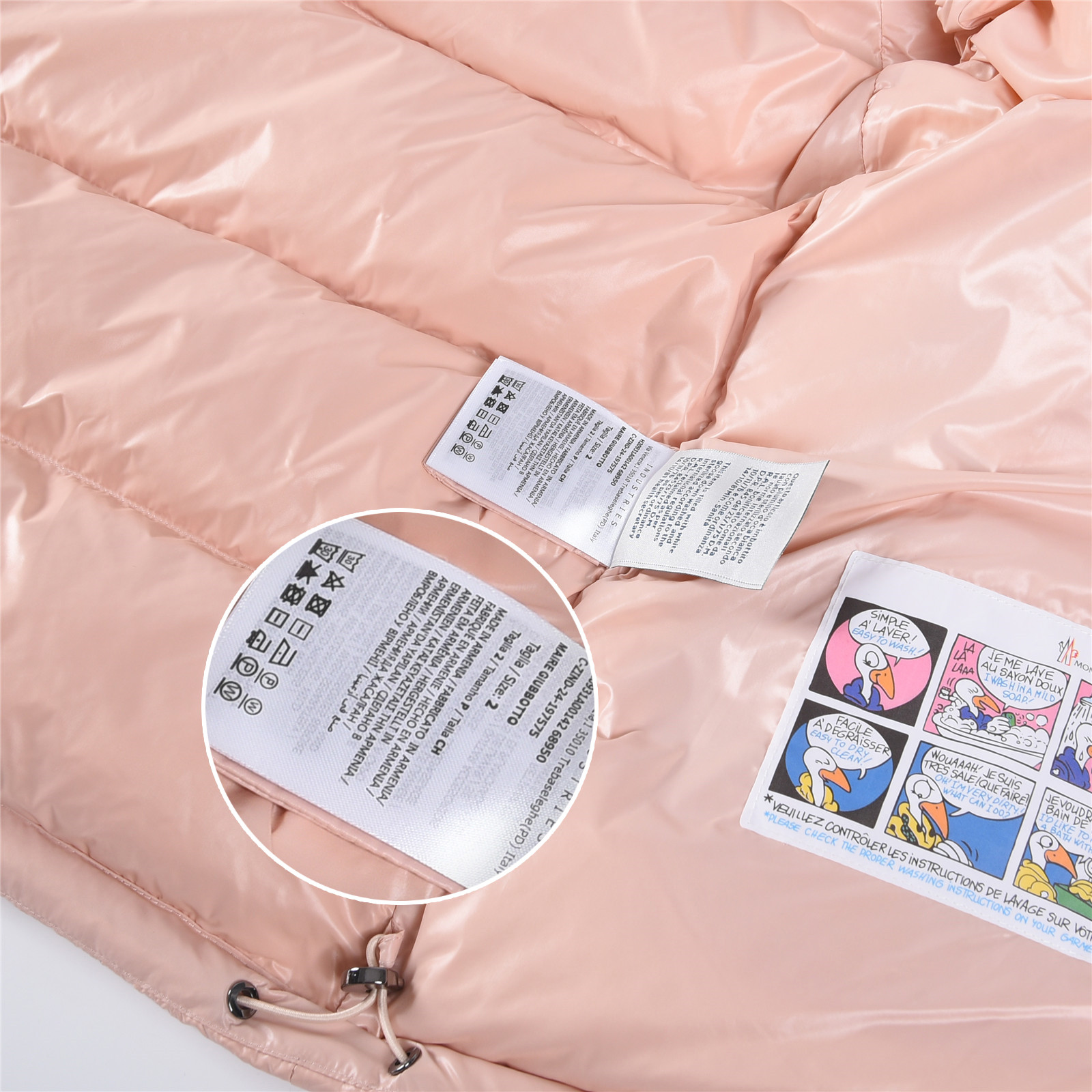 Moncler Maya Hooded Short Down Jacket Women‘s Pink