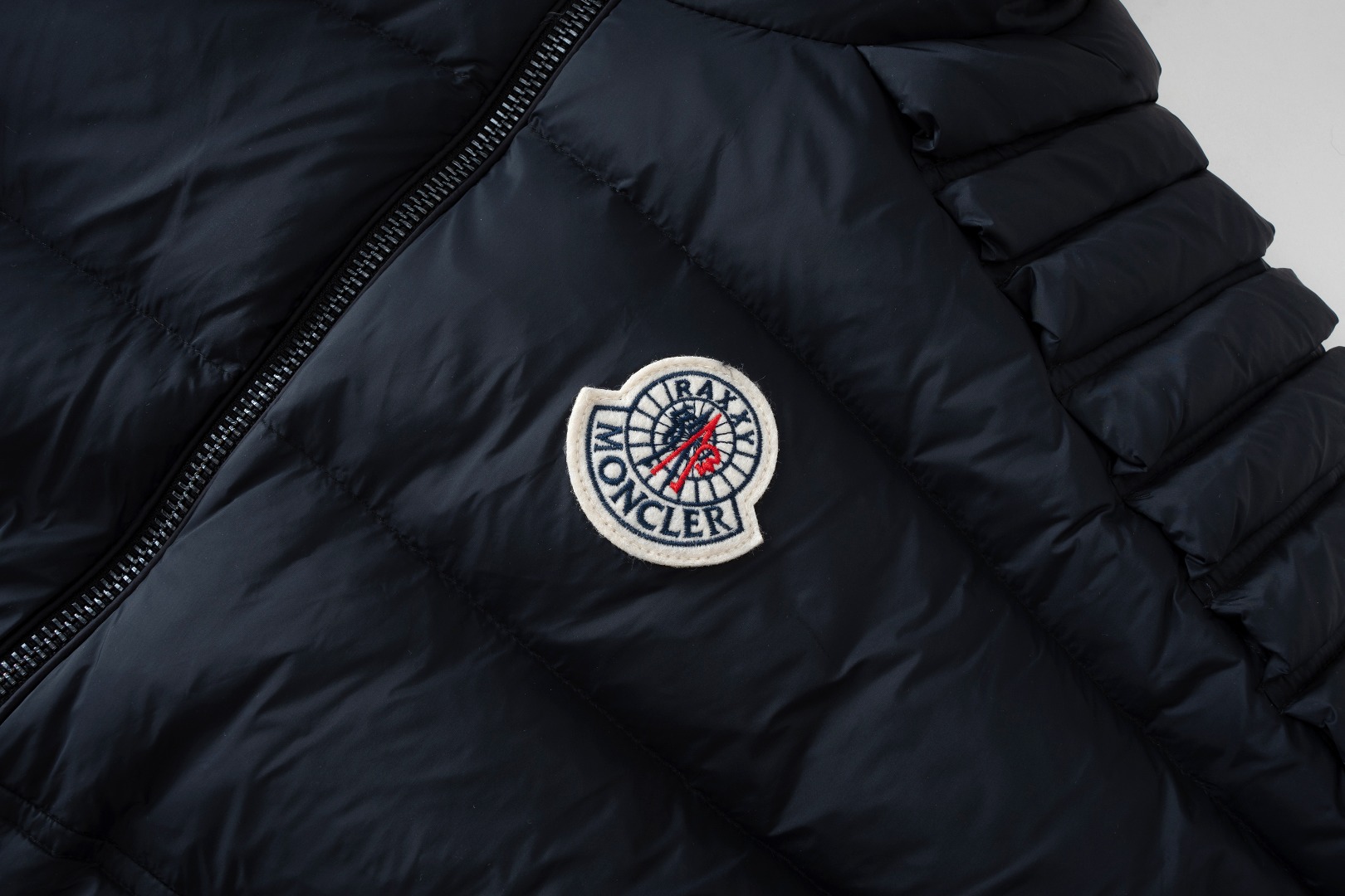 MONCLER RAXXY collaboration unisex down jacket black