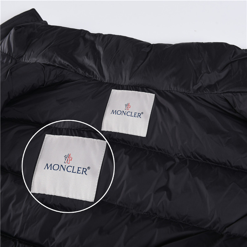 Moncler / Mongkelai 25SS Vendavel Autumn/Winter New Arrival – Windproof Luxury Casual Stand-Collar Down Vest, Unisex, Black