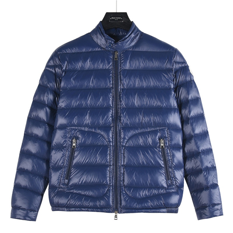Moncler / Mongkelai 2025 Acorus Classic Lightweight Stand-Collar Casual Men’s Down Jacket –Navy Blue