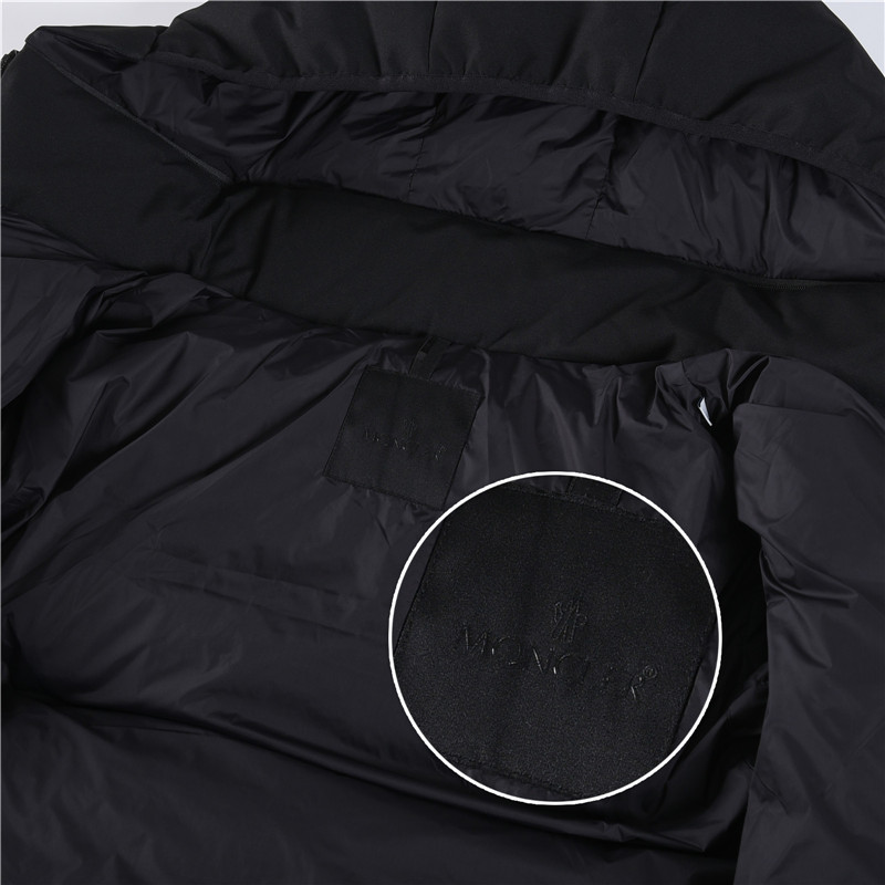 Mongkelai 25SS Forez Autumn/Winter New Arrival – Matte Hooded Down Jacket with Detachable Hood, Unisex, Black