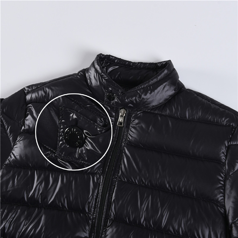 Moncler / Mongkelai 2025 Acorus Classic Lightweight Stand-Collar Casual Men’s Down Jacket – Black