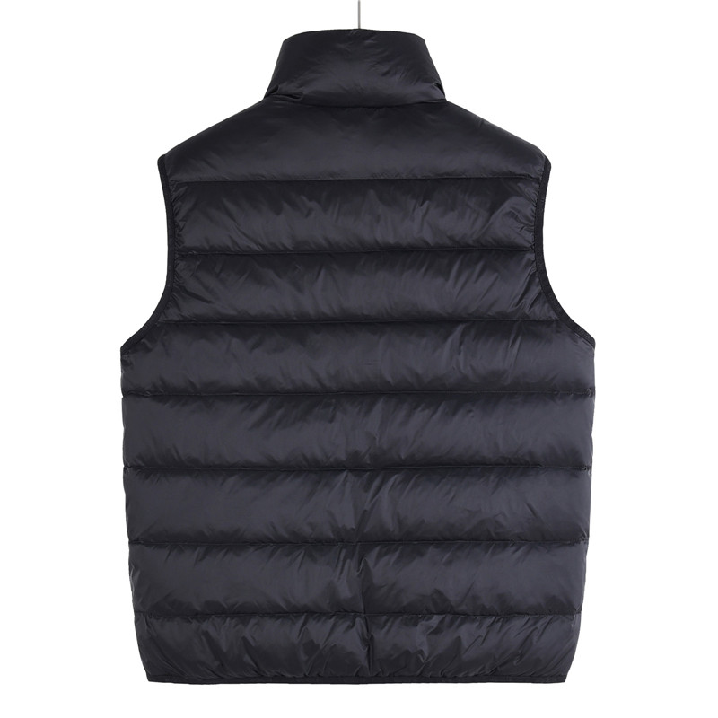 Moncler / Mongkelai 25SS Vendavel Autumn/Winter New Arrival – Windproof Luxury Casual Stand-Collar Down Vest, Unisex, Black