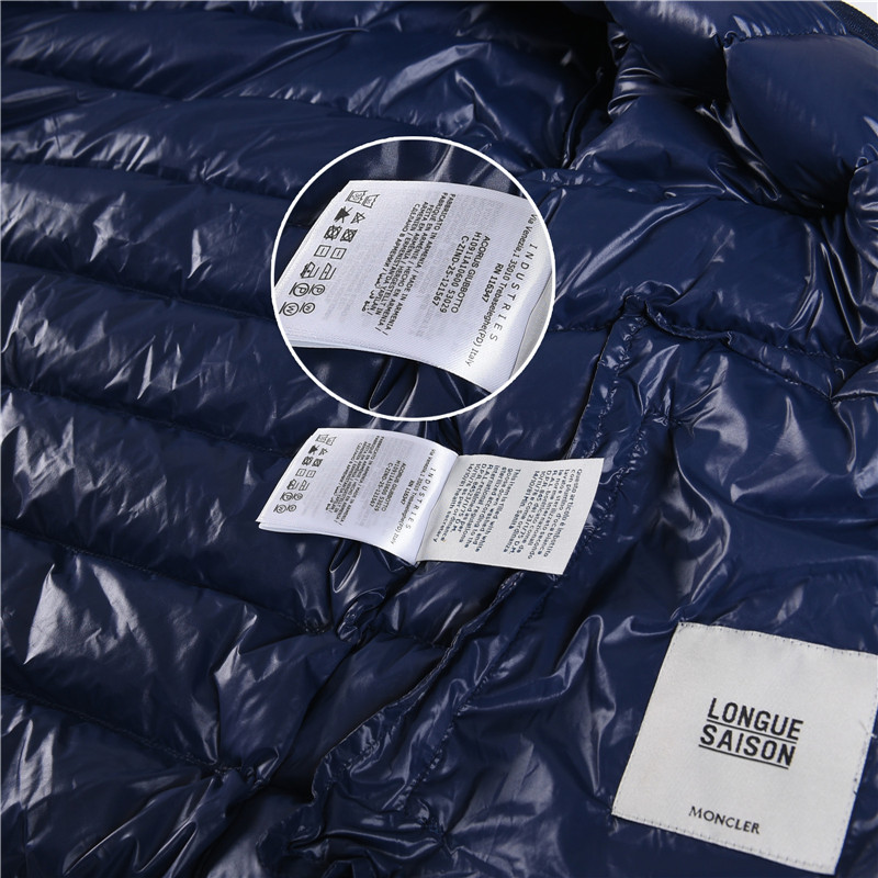 Moncler / Mongkelai 2025 Acorus Classic Lightweight Stand-Collar Casual Men’s Down Jacket –Navy Blue