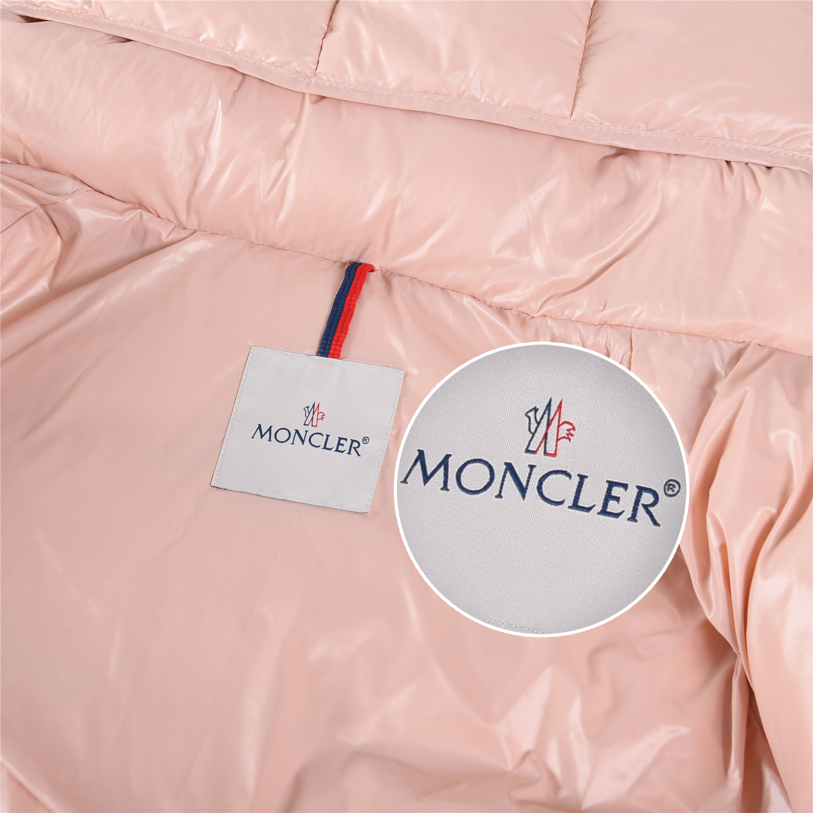 Moncler Maya Hooded Short Down Jacket Women‘s Pink