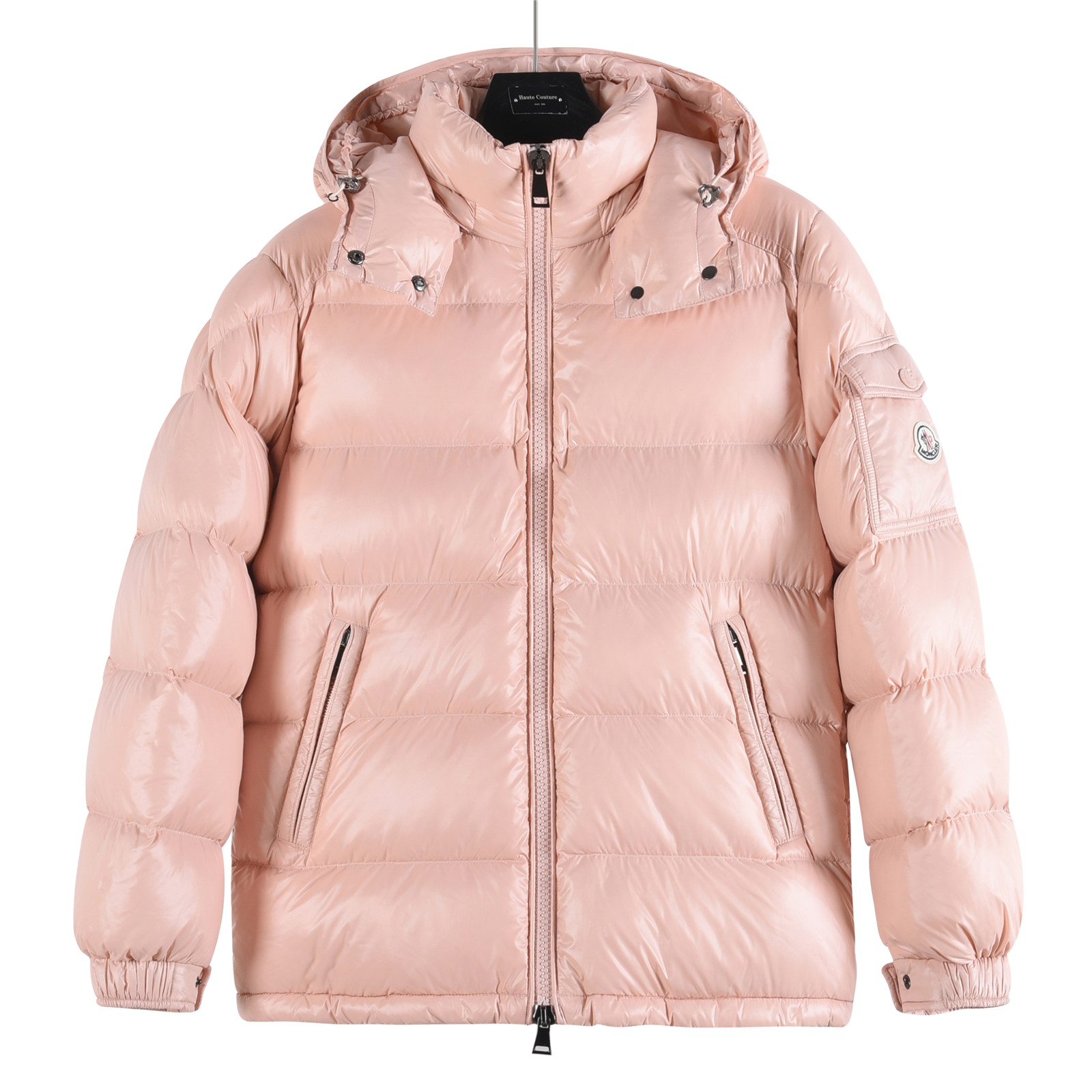 Moncler Maya Hooded Short Down Jacket Women‘s Pink