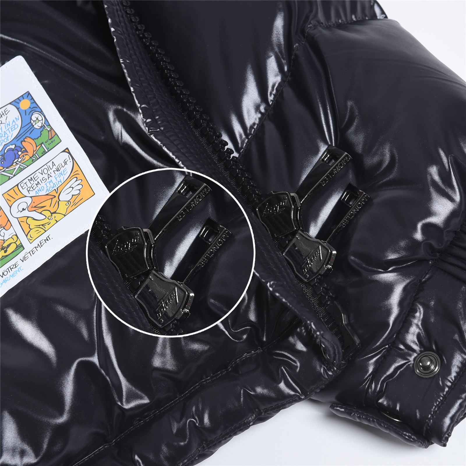 Moncler Maya Hooded Short Down Jacket Women‘s Black