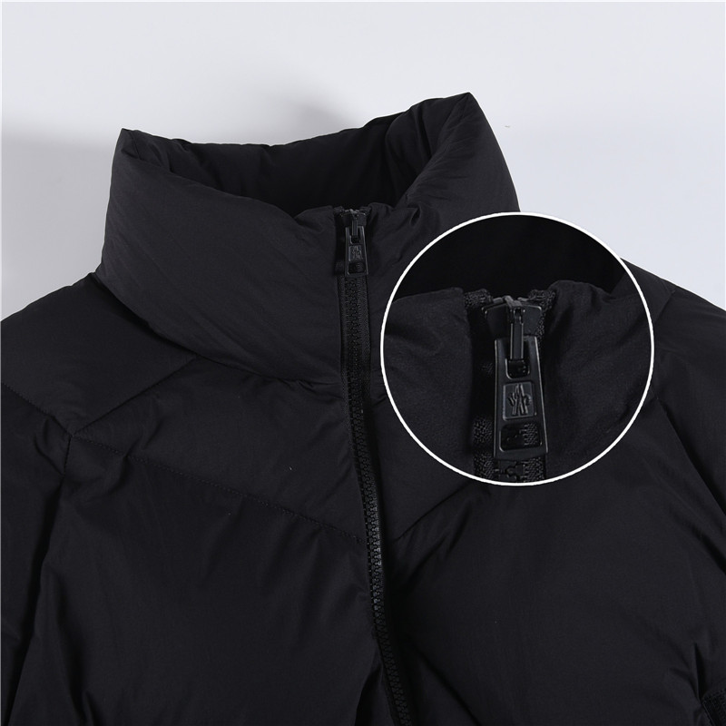 Mongkelai 2025 Vardar Autumn/Winter New Arrival – Diamond Quilted Stand-Collar Down Jacket, Unisex, Black