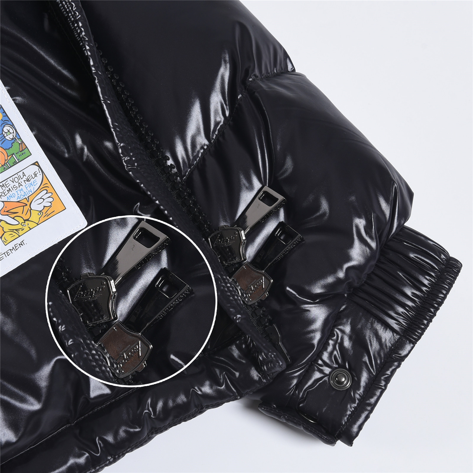 Moncler Maya Hooded Short Down Jacket Women‘s Black