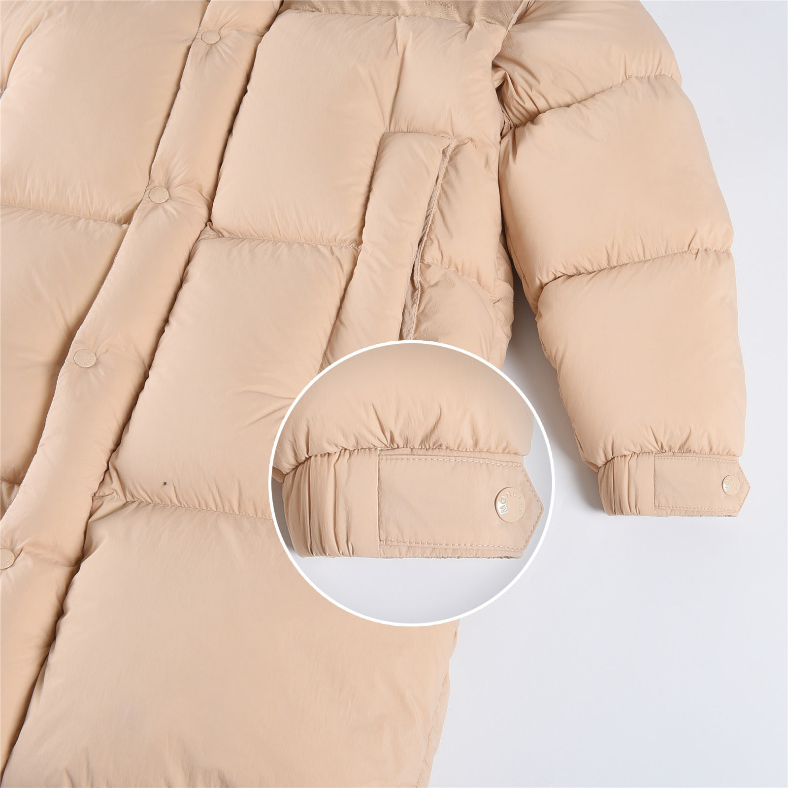 Mongkelai 2025 Verone Autumn/Winter New Arrival – Limited Edition Collaboration, Reversible Long Coat, Khaki